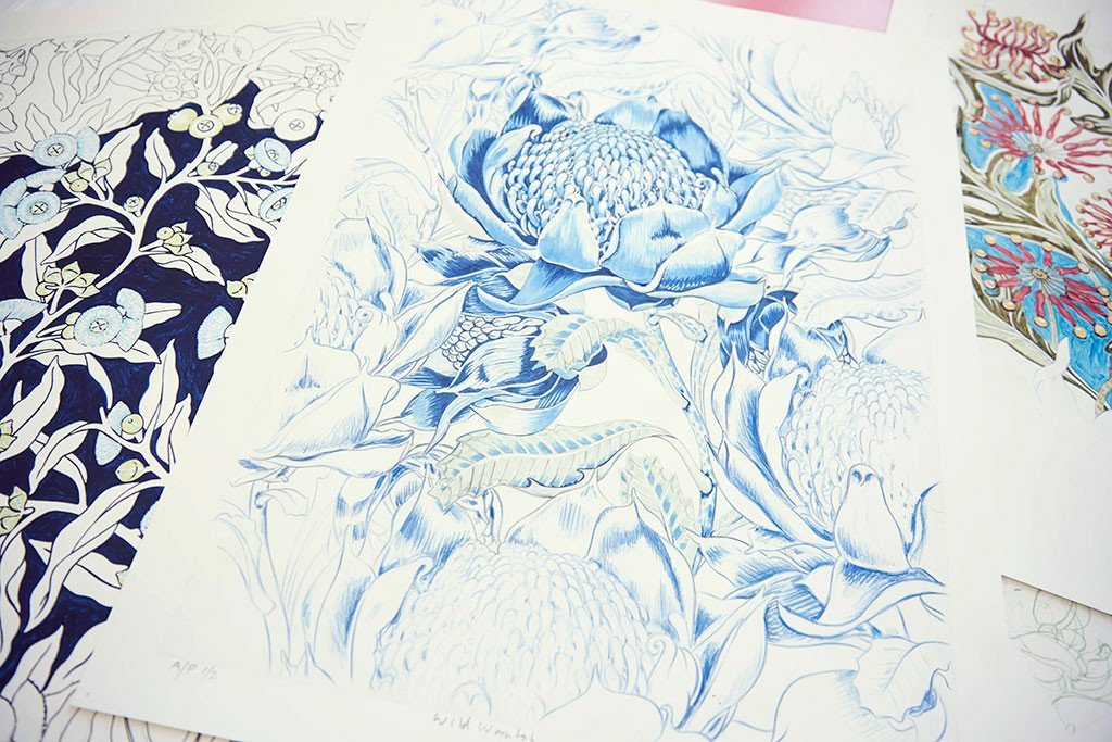 From Paint to Textile Print