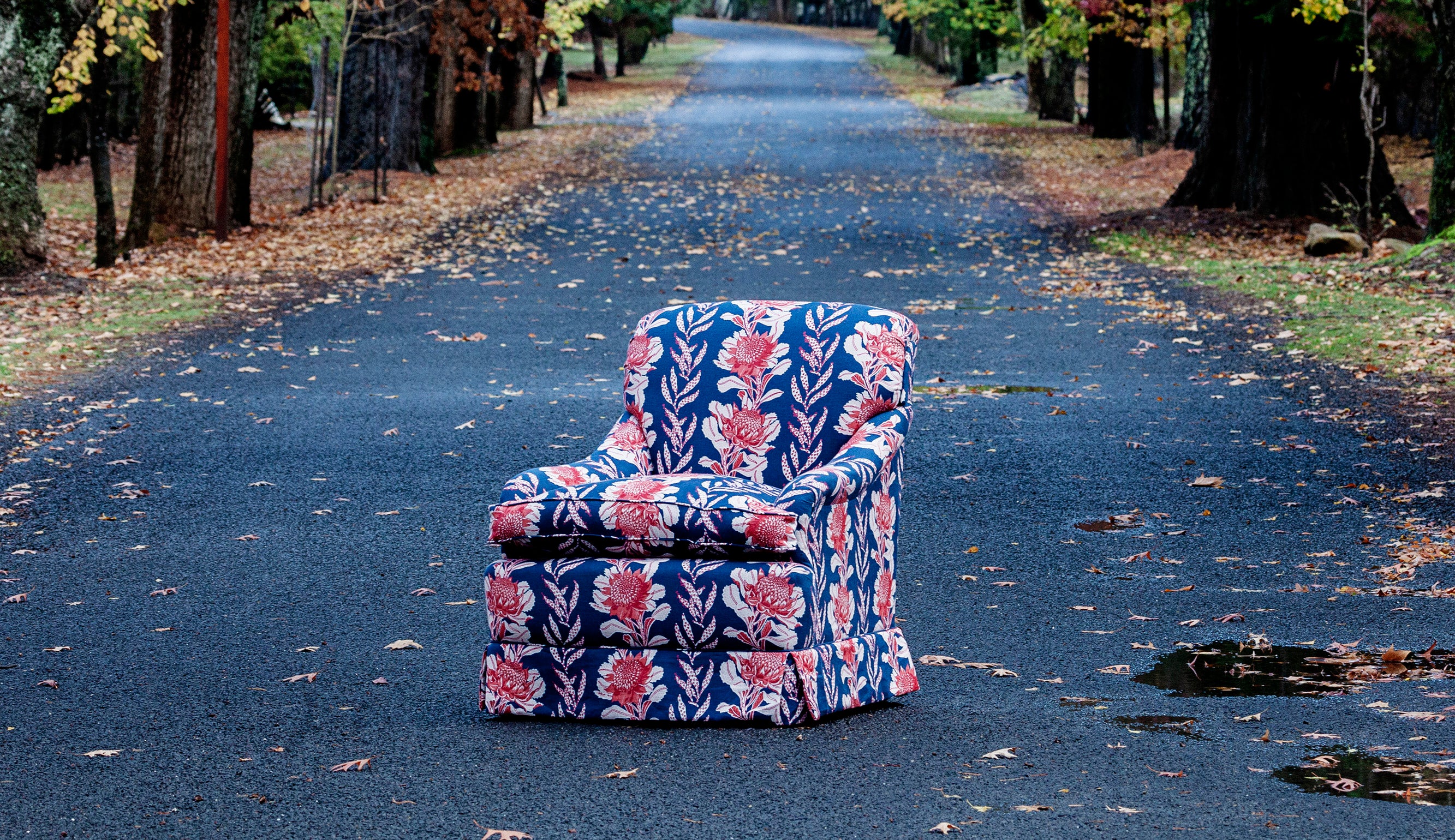 Utopia Goods Printed Linen Furnishing Fabric Upholstery