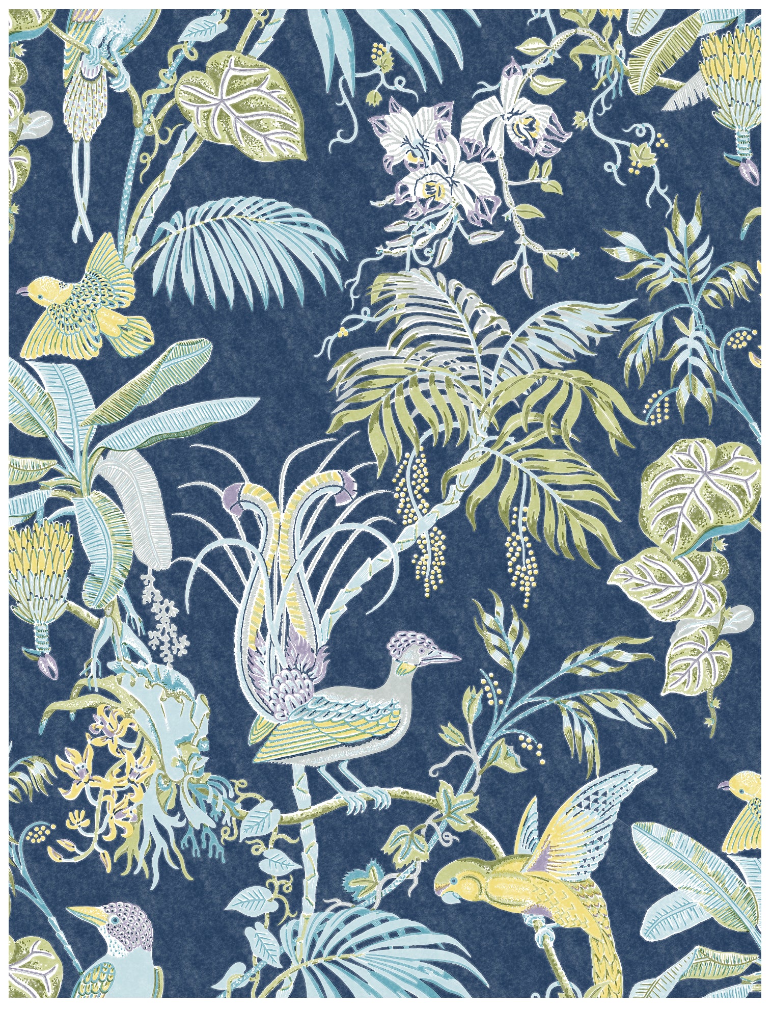 Paradise Blue Wallpaper Swatch/Memo