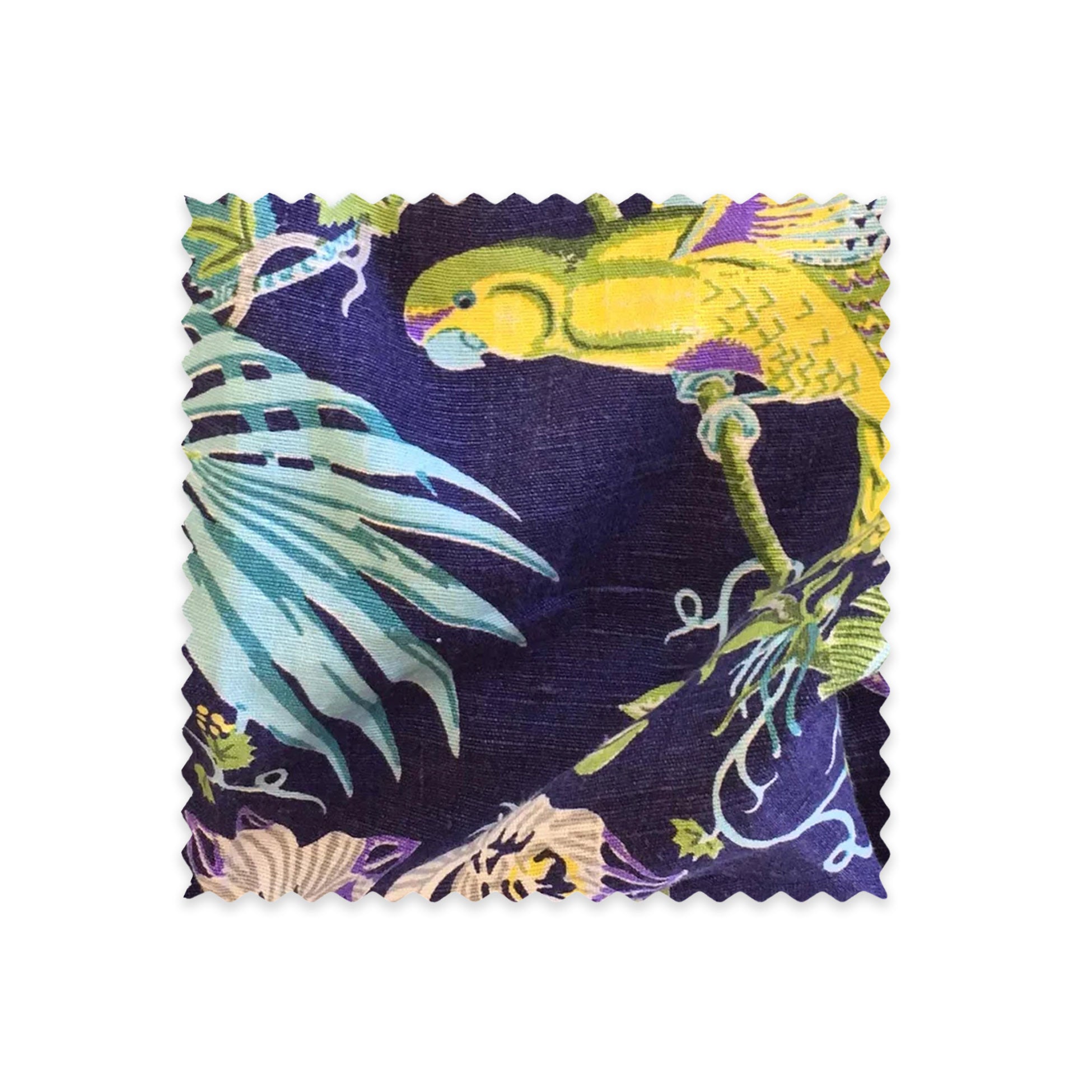 Paradise Ultramarine Linen Swatch