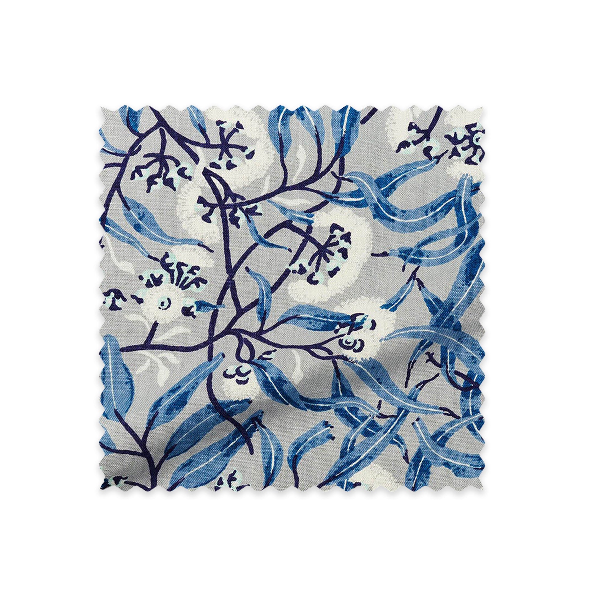 River Gum Blue Linen Swatch