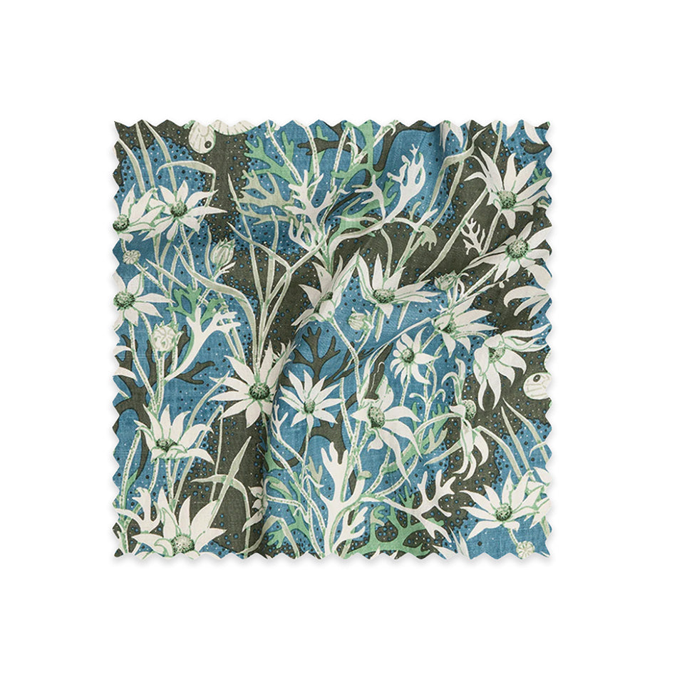 Flannel Green Linen Swatch