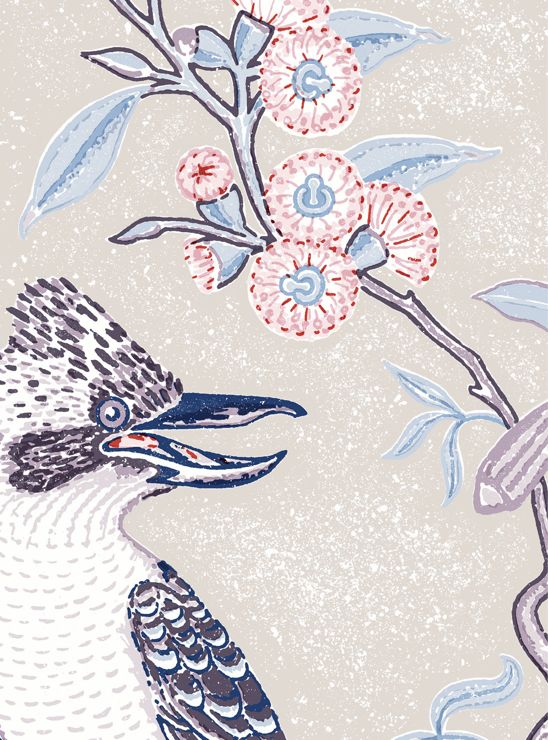 Tree of Life Ivory Wallpaper Swatch/Memo