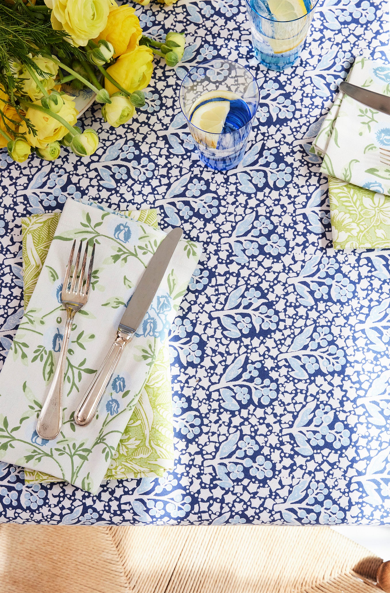 Acacia Blue Tablecloth