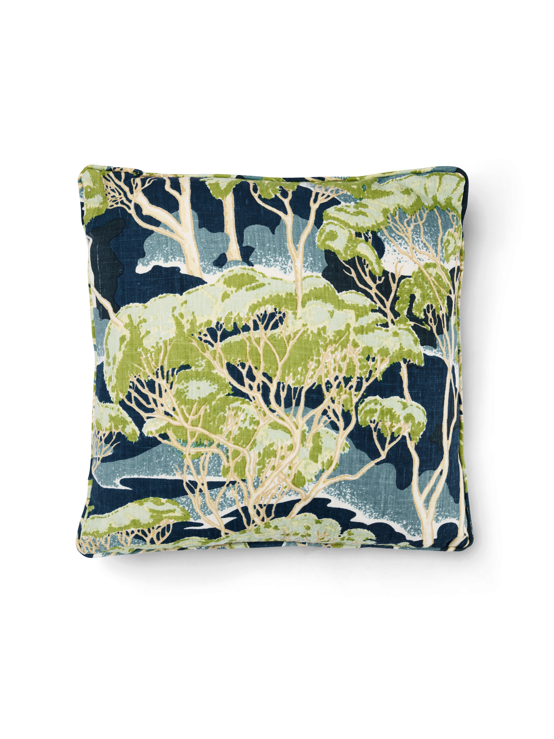 Trees Blue Medium Cushion Cover