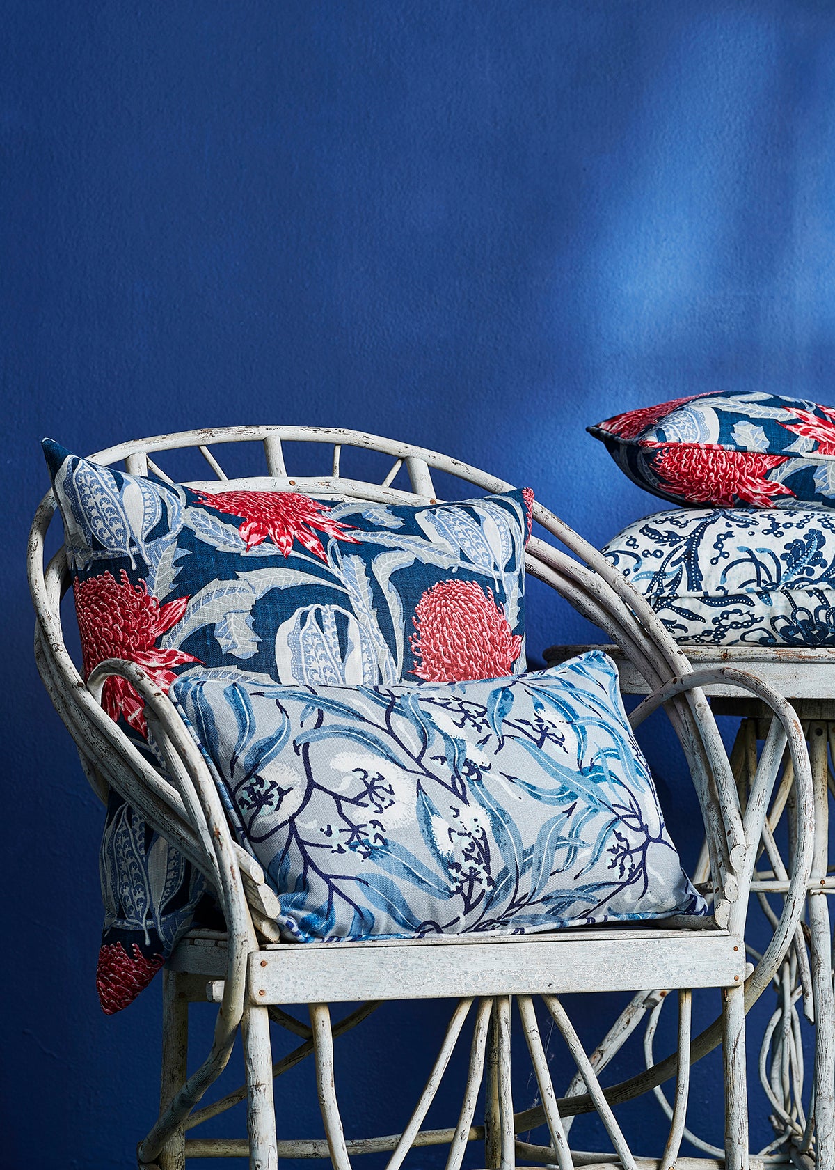 State of Waratah Heritage Large Cushion Cover