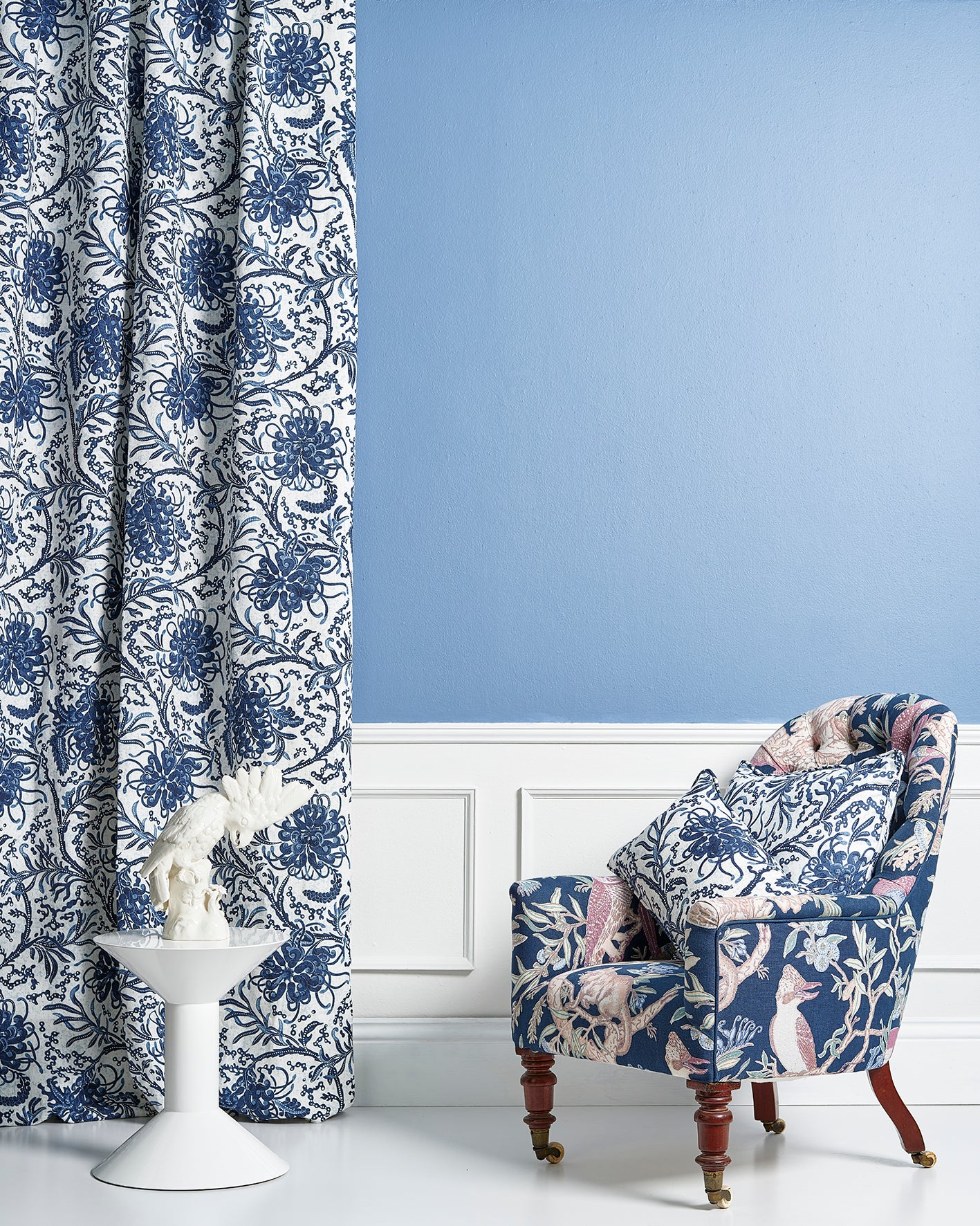 Grevillea Blue Furnishing Linen