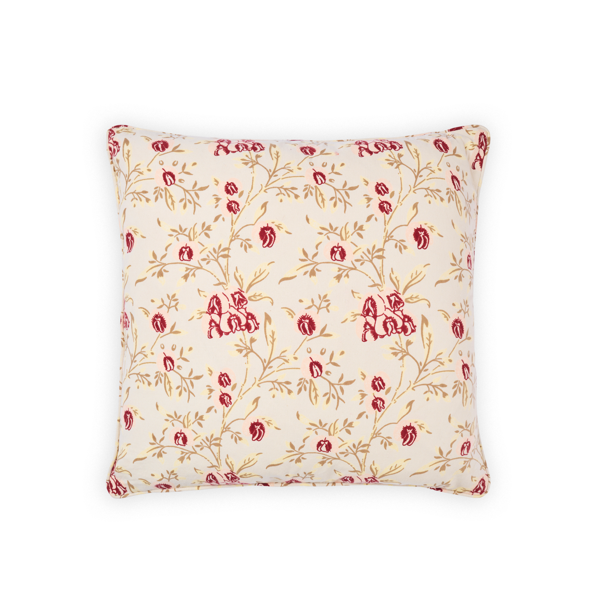 Pea Flower Pink Medium Cushion Cover