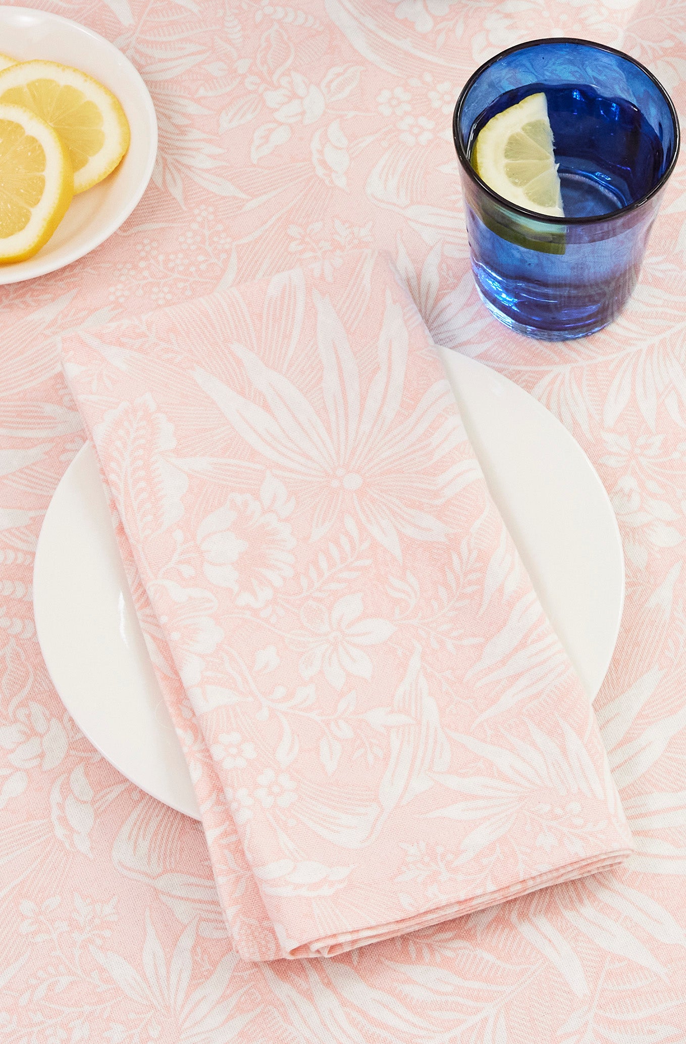 Palm Grove Pink Napkin Set (2)