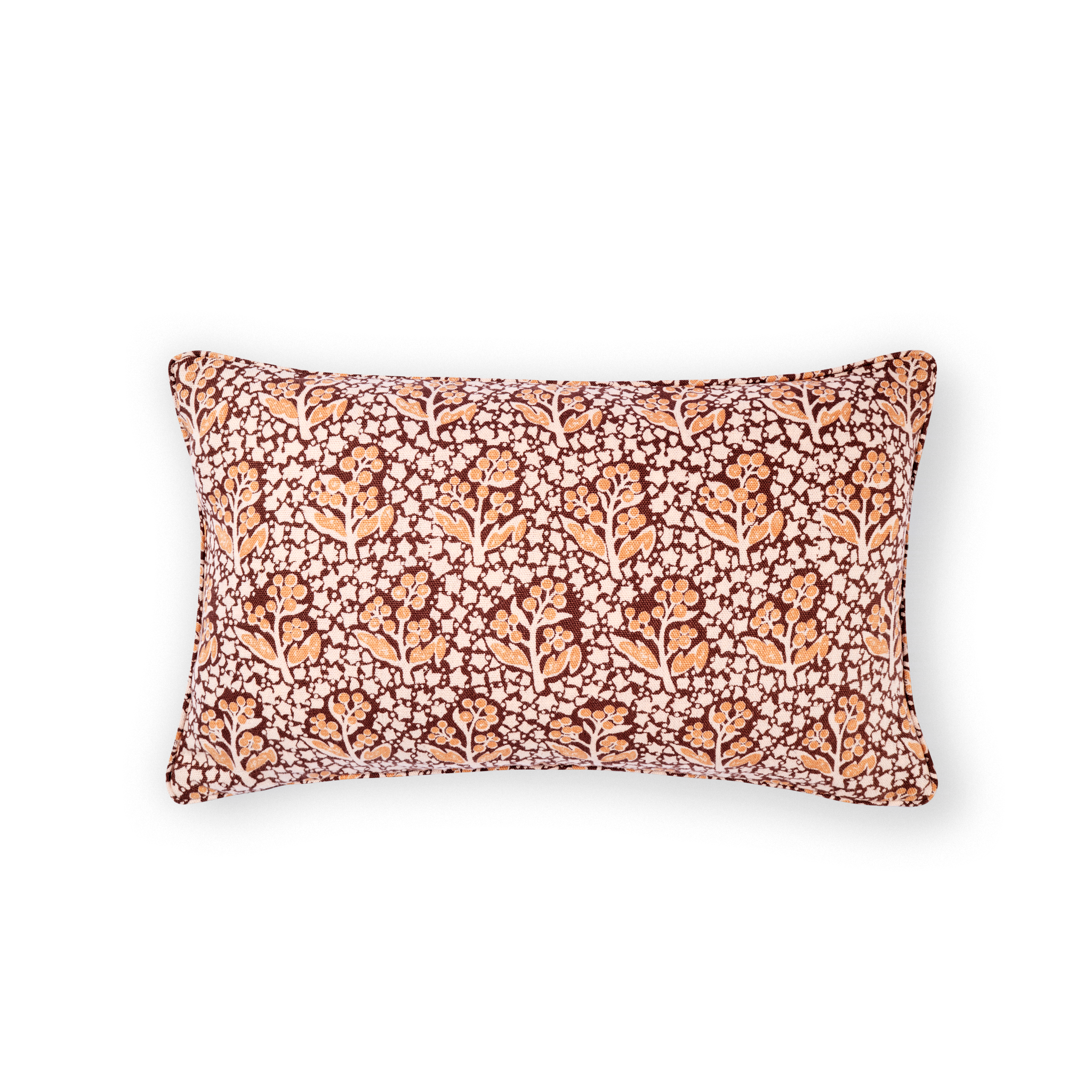 Acacia Cocoa Bolster Cushion Cover
