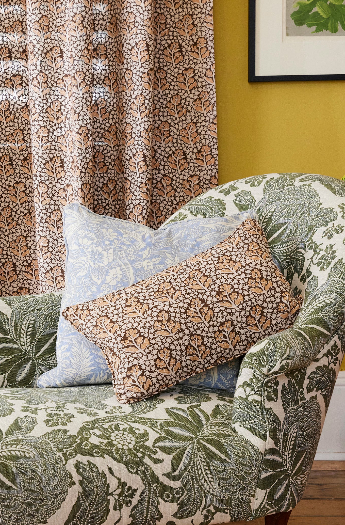 Acacia Cocoa Bolster Cushion Cover