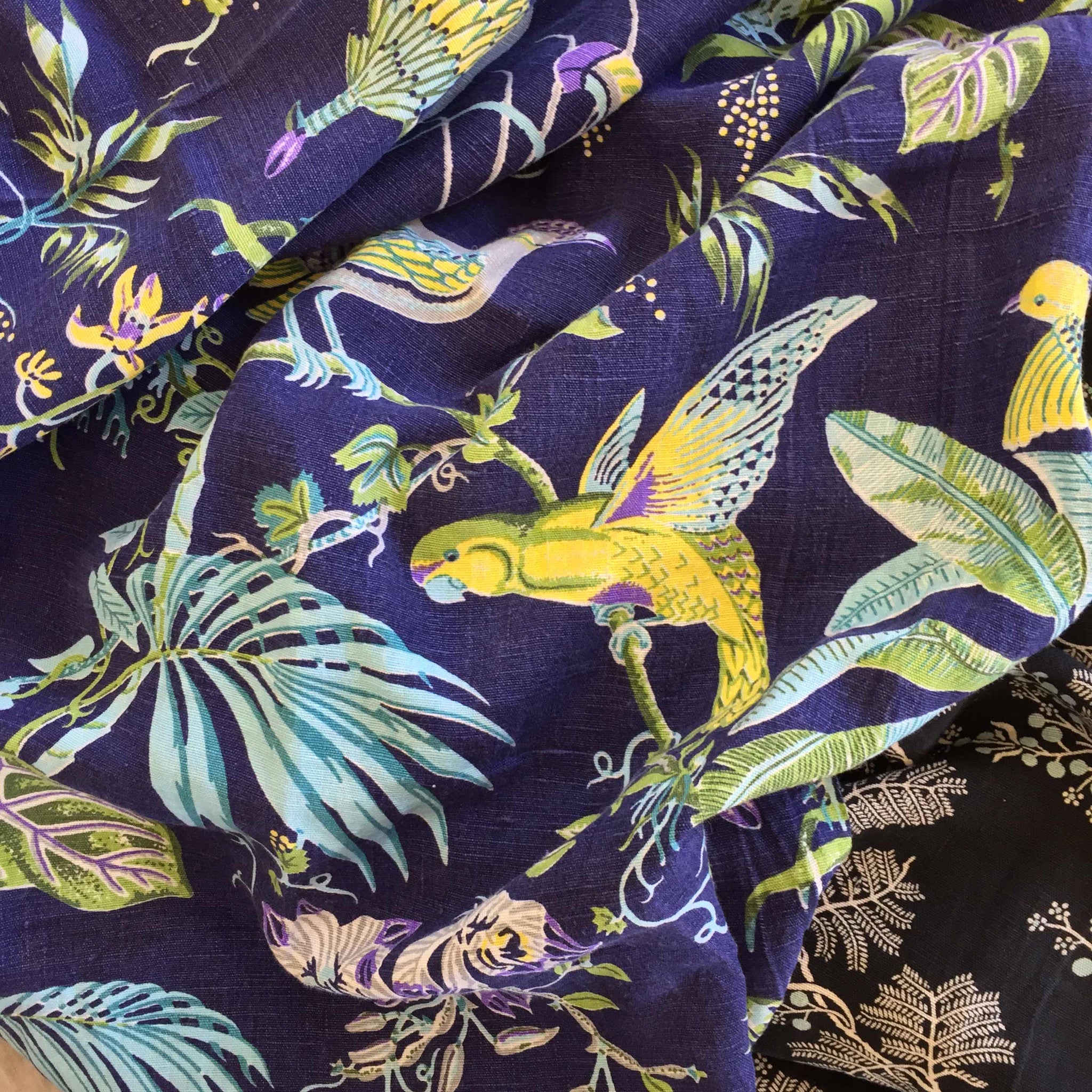 Paradise Ultramarine Furnishing Linen