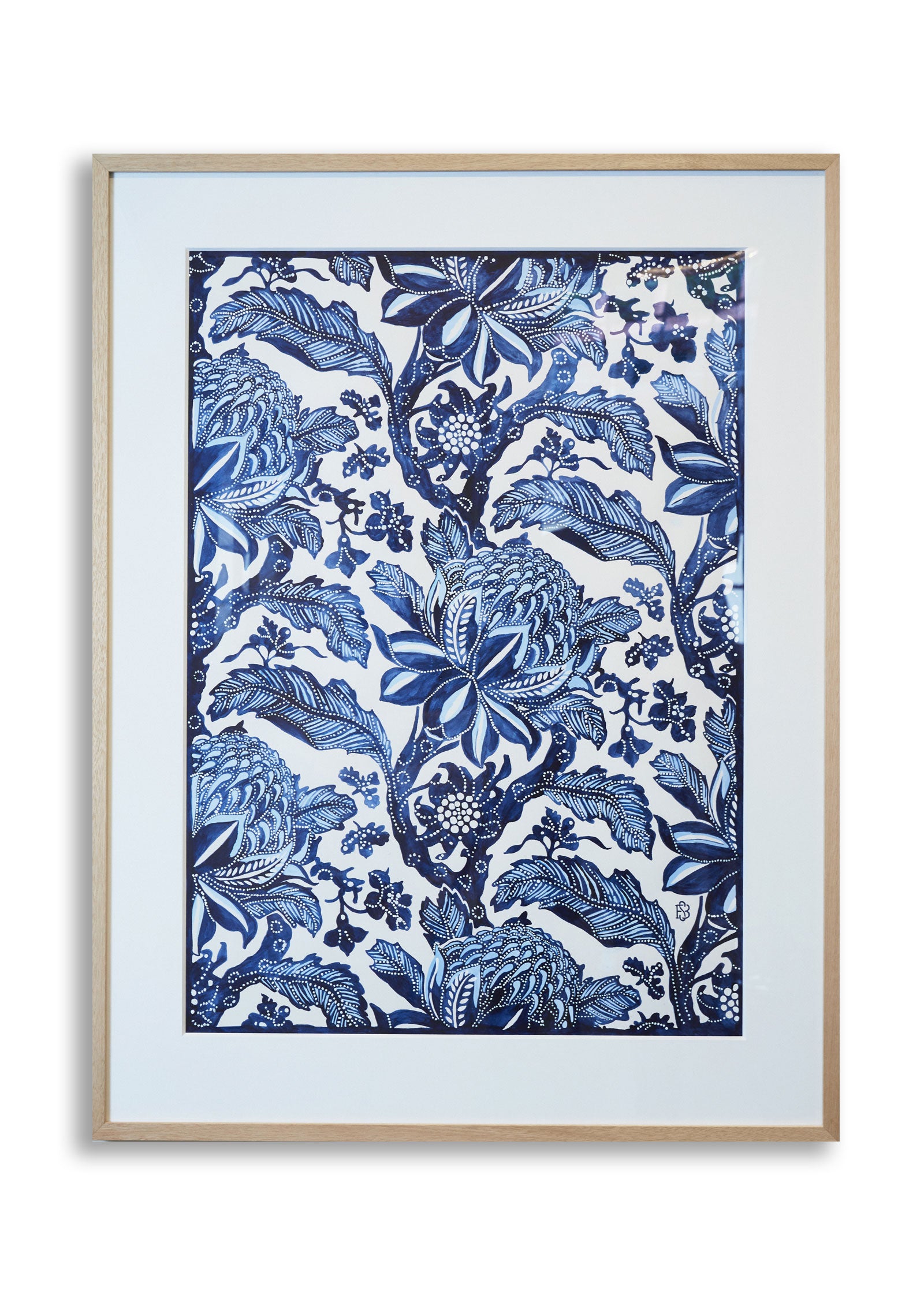 Waratah Traditional Fine Art Giclee Print