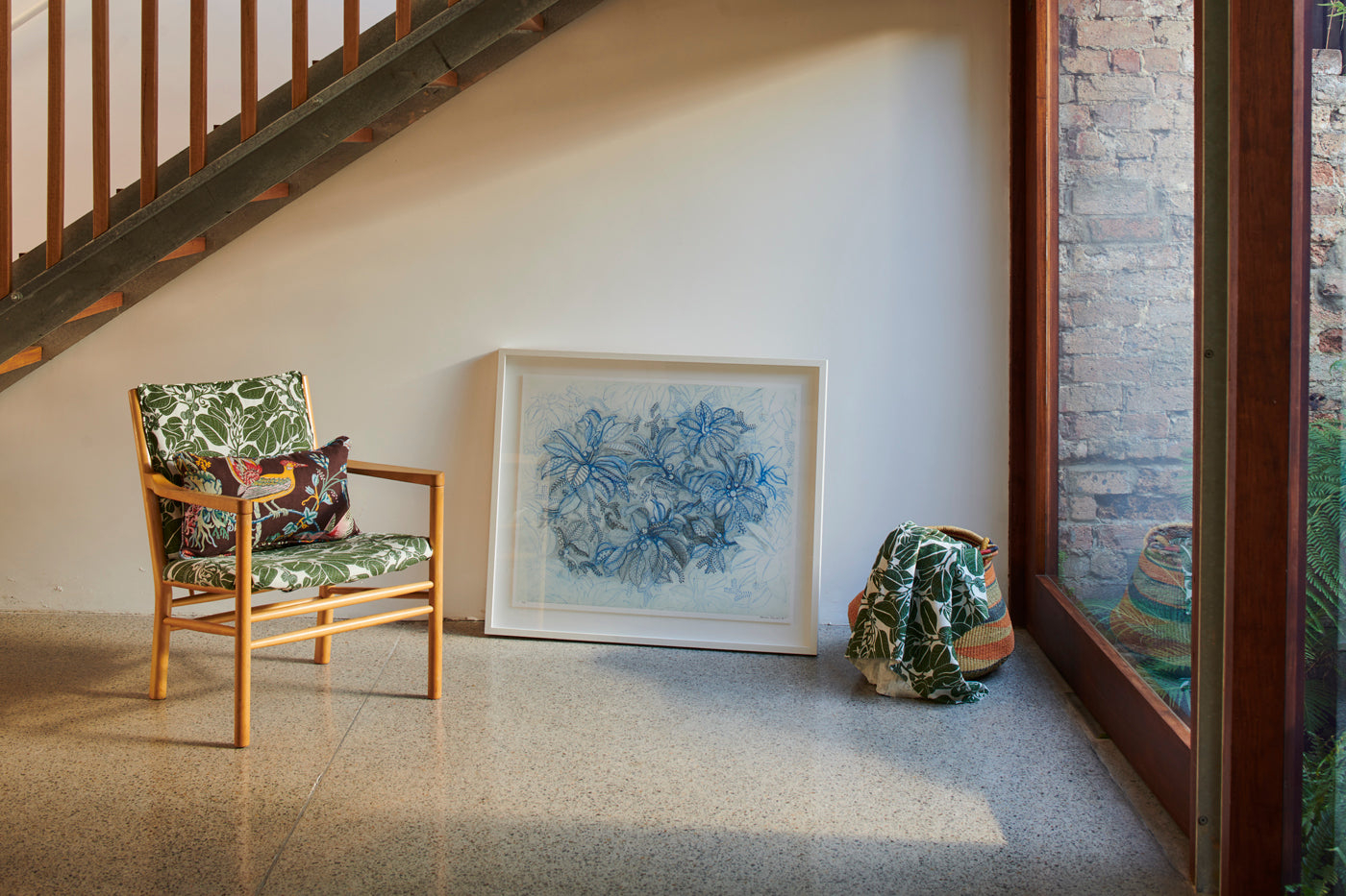 Paradise Cocoa Bolster Cushion Cover (UP)