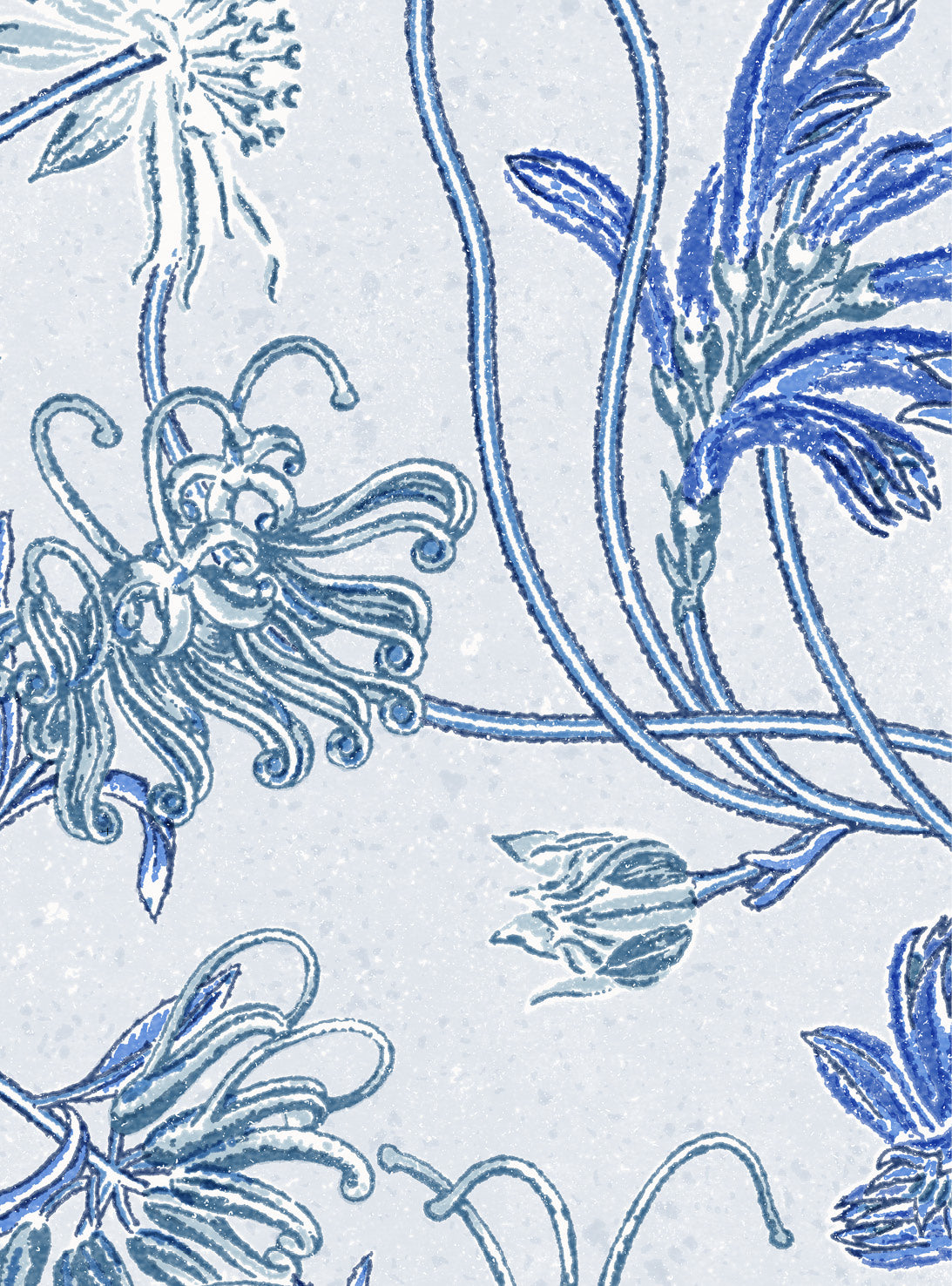 Meadow Blue Wallpaper Swatch/Memo
