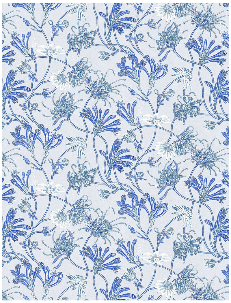 Meadow Blue Wallpaper