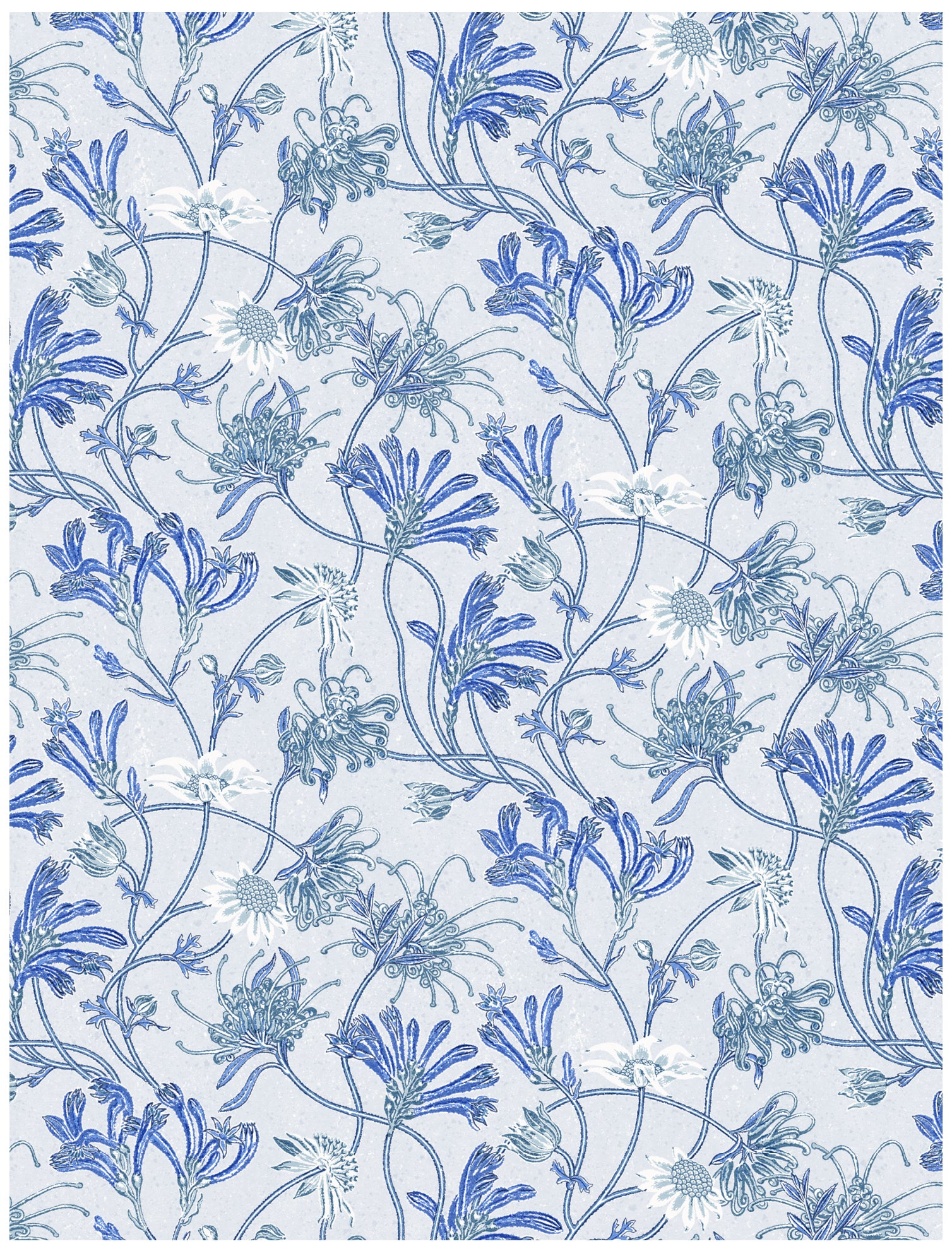 Meadow Blue Wallpaper Swatch/Memo