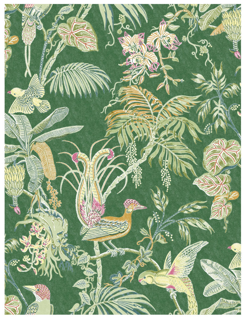 Paradise Green Wallpaper Swatch