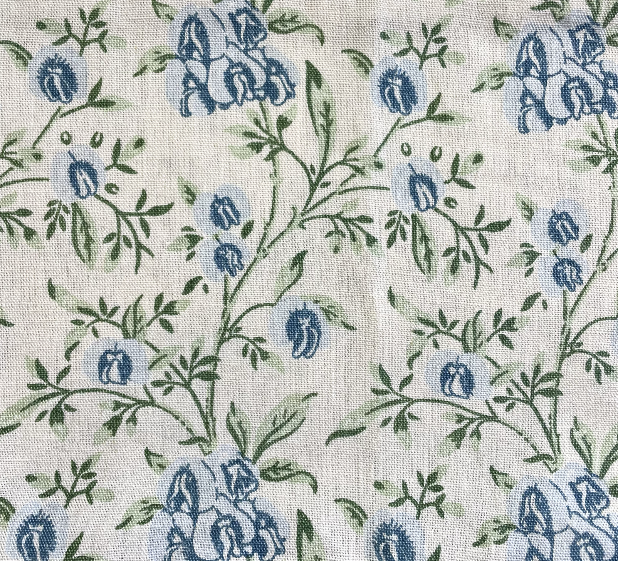 Pea Flower Blue Tablecloth