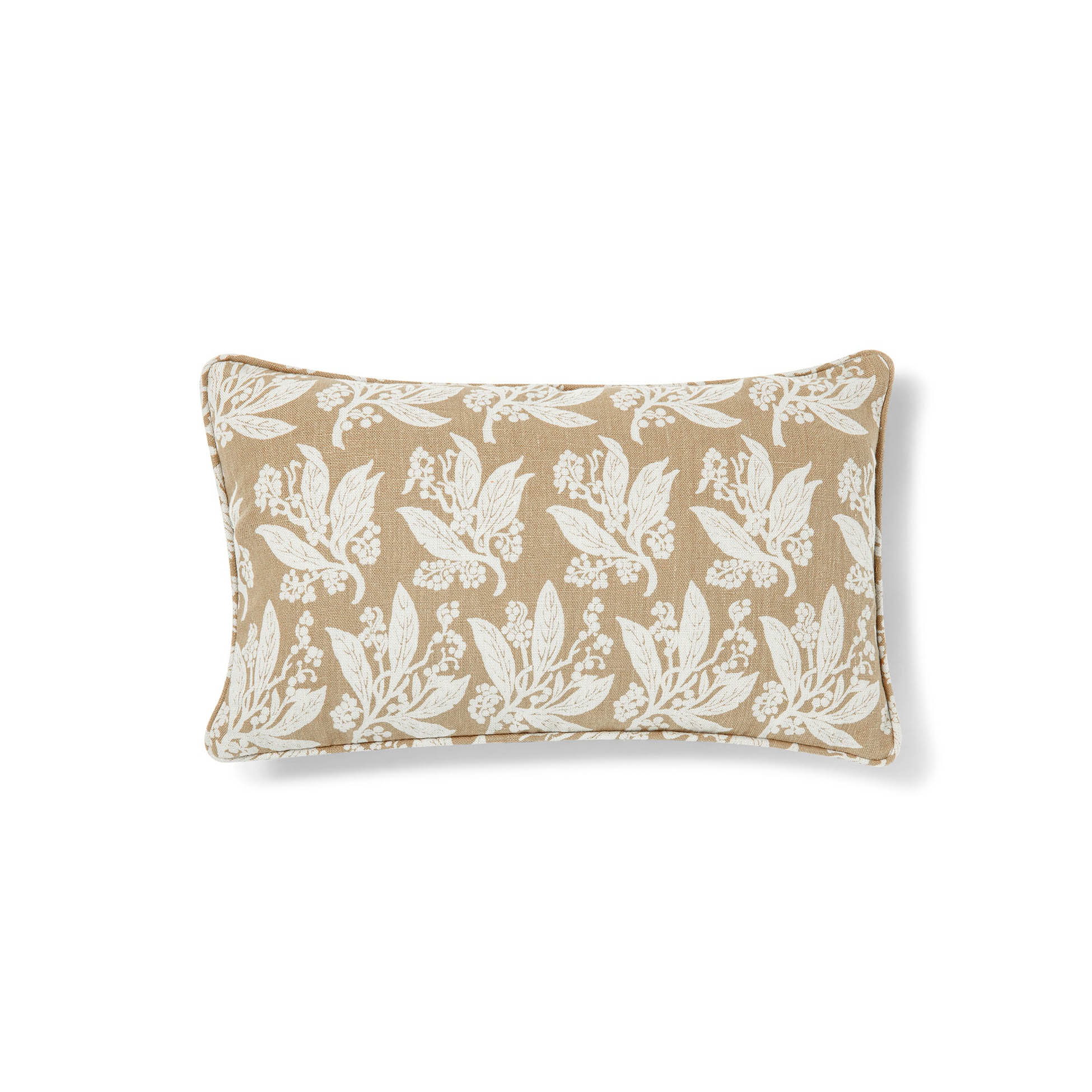 Golden Wattle Oatmeal Bolster Cushion Cover