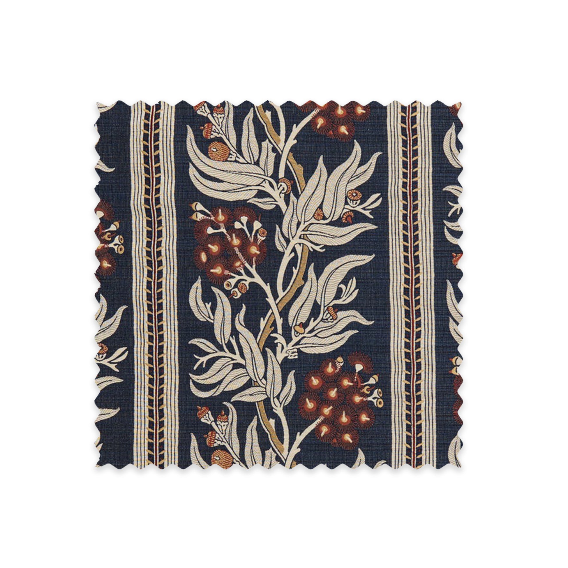 Gum Blossom Navy Performance Swatch