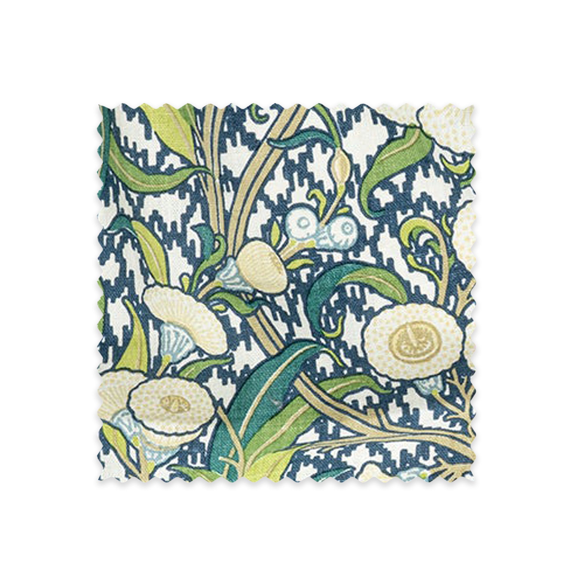 Gum Green Linen Swatch
