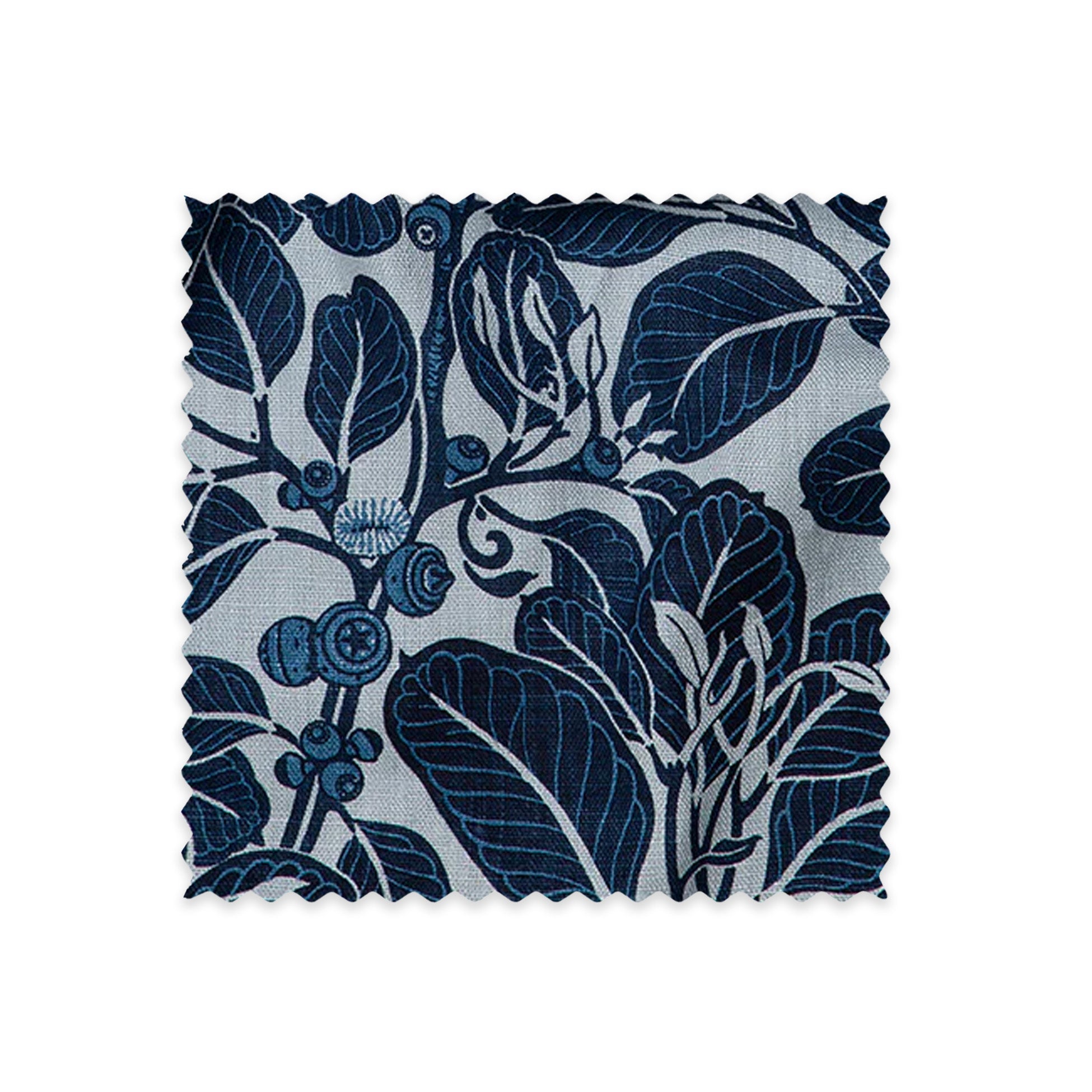 Stringybark Indigo Linen Swatch