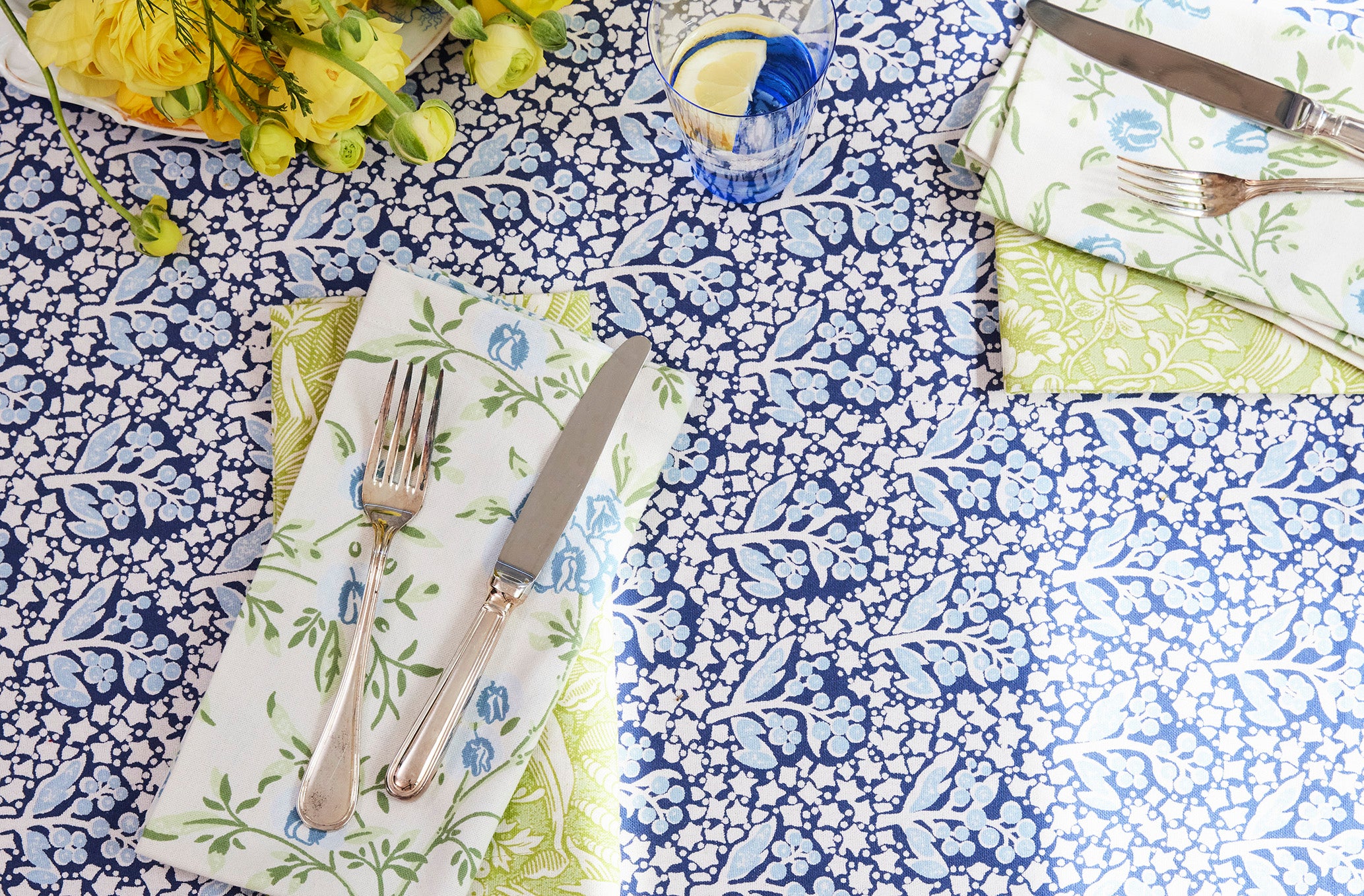 Acacia Blue Tablecloth