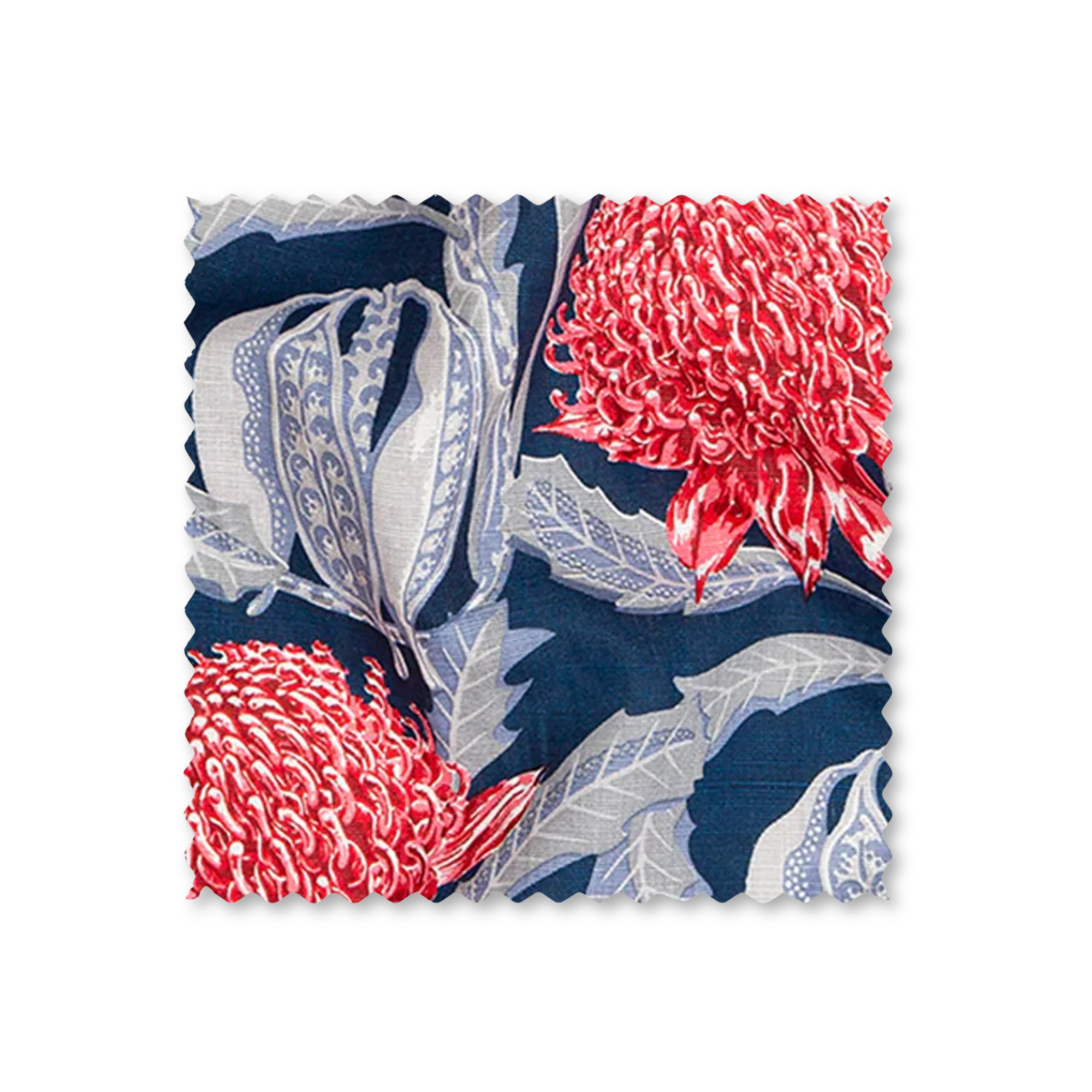 State of Waratah Heritage Linen Swatch
