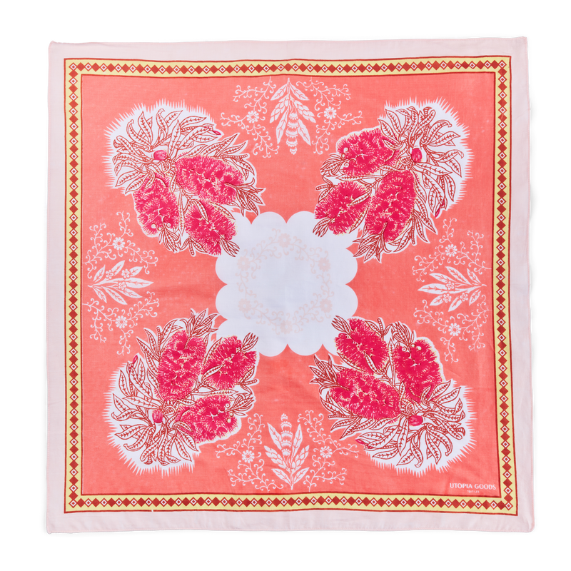 Bottlebrush Rose Bandana