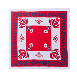 Wattle Red and Blue Cotton Bandana