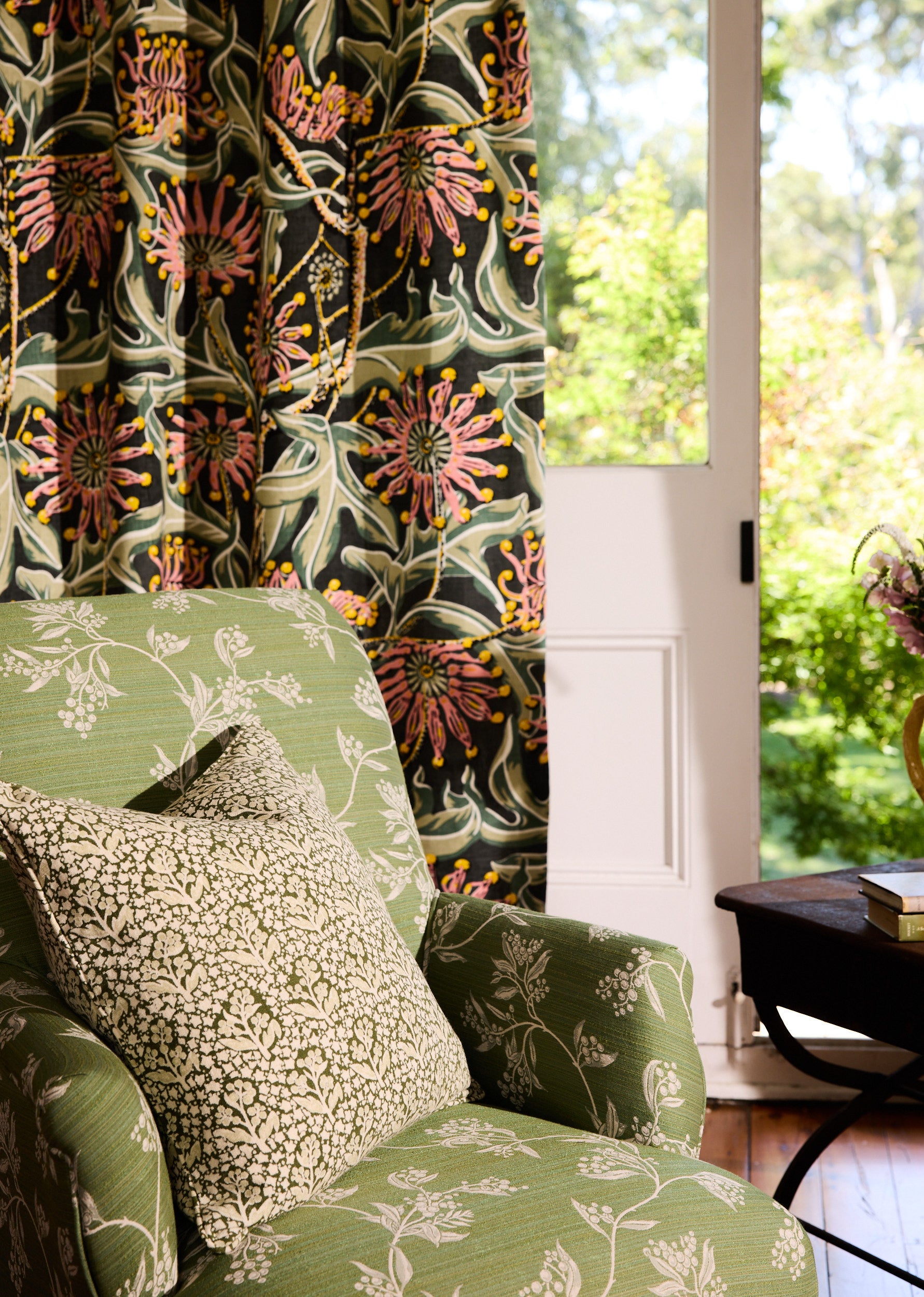 Acacia Olive Medium Cushion Cover