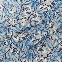 River Gum Blue Furnishing Linen