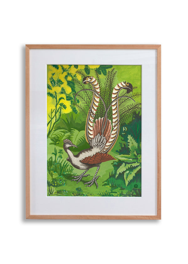 Lyrebird Deity Fine Art Print