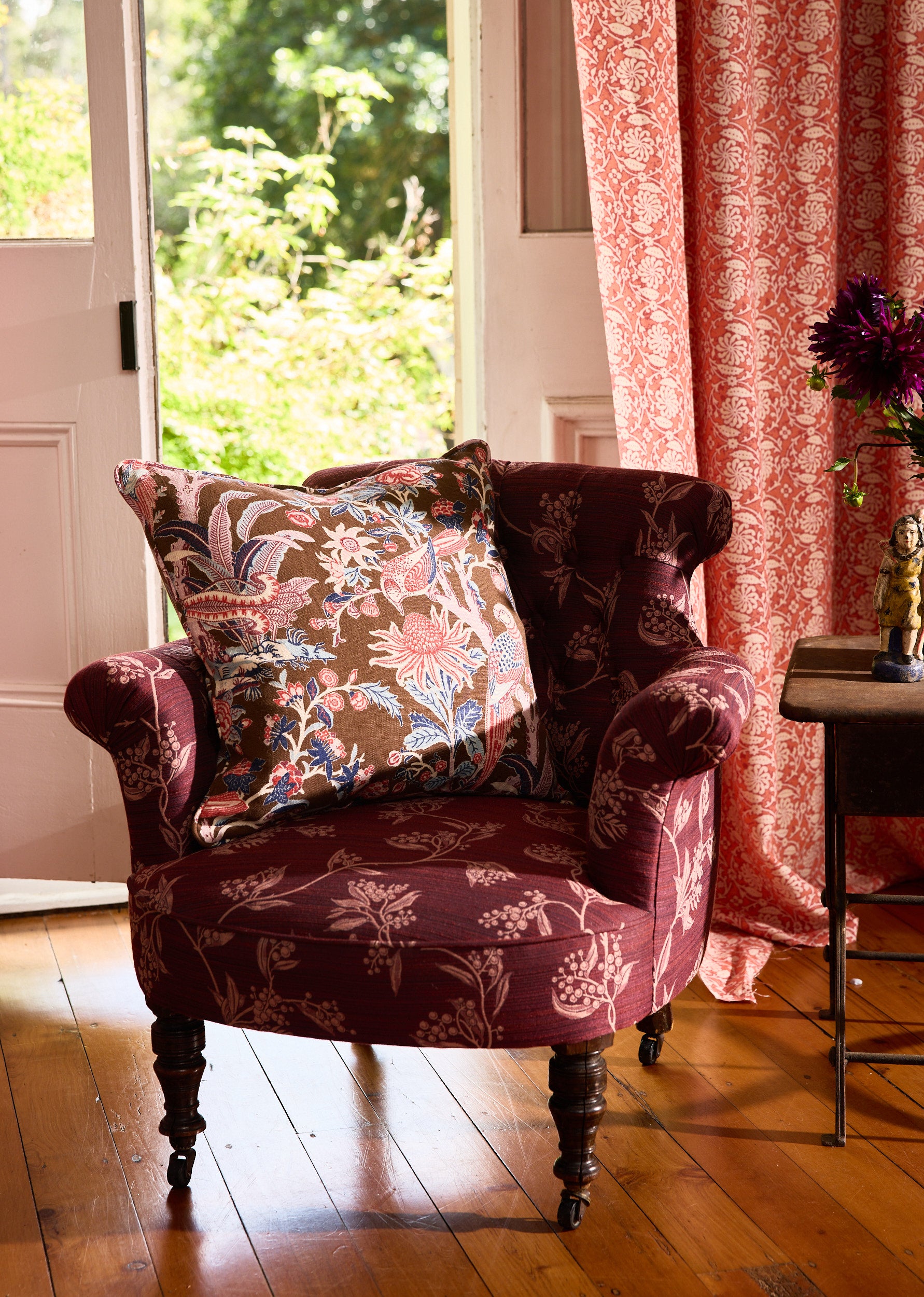 Arcadia Mocha Large Cushion Cover