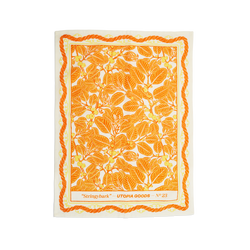 UtopiaGoods-Teatowel-StringyBark-Orange-AustralianDesign-AustralianGift