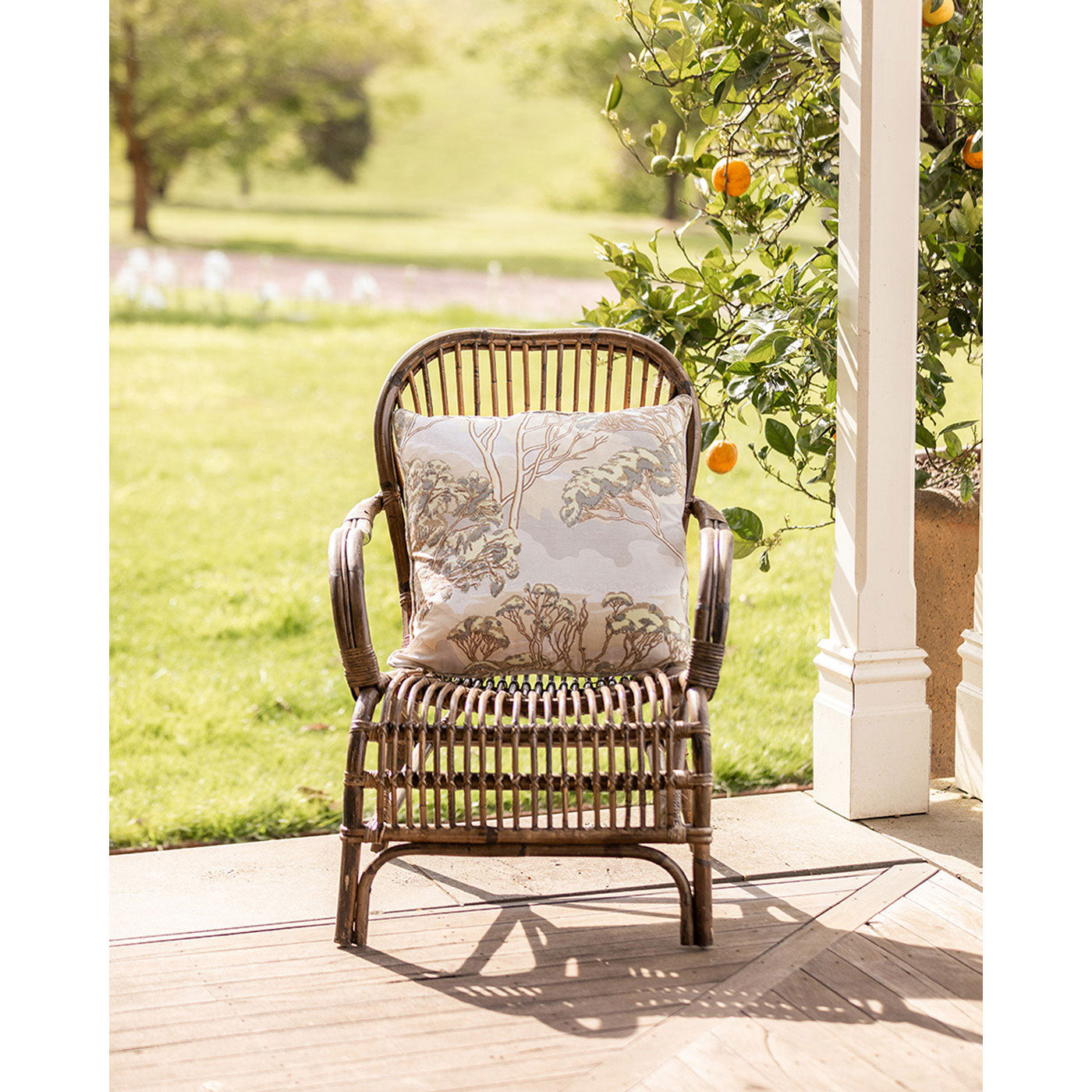 Trees Natural Medium Cushion Cover (UP)