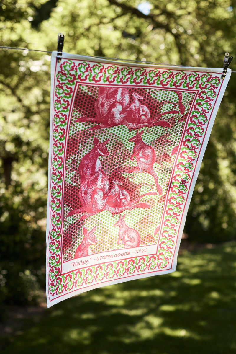 UtopiaGoods-WallabyPinkGreen-Teatowel-Kitchen-AustralianNatives-74