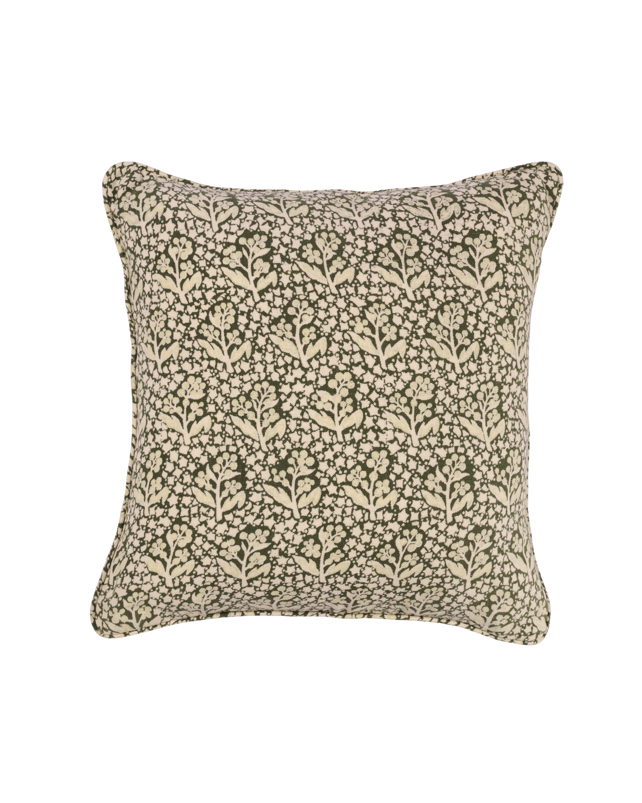 Acacia Olive Medium Cushion Cover
