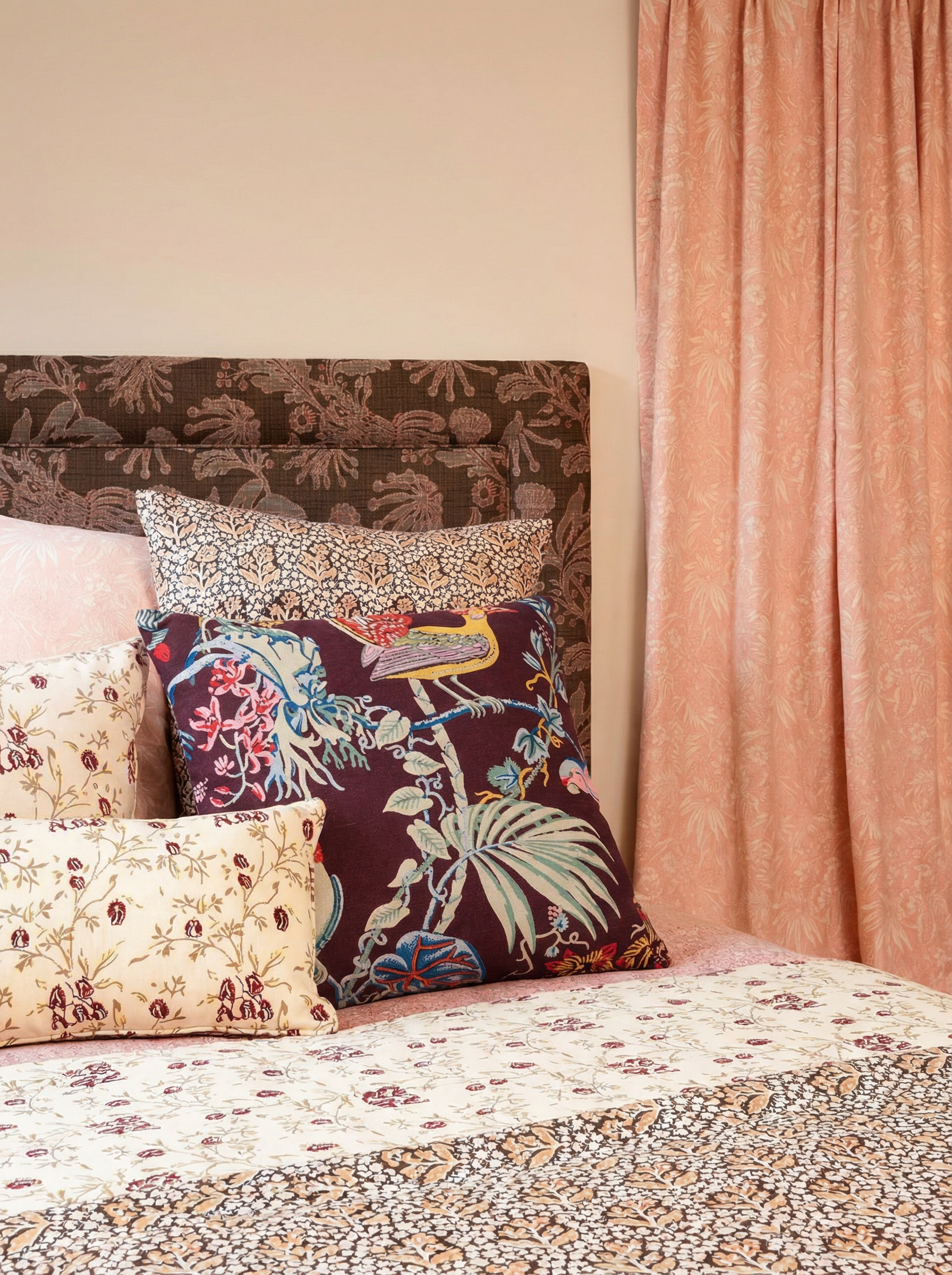 Paradise Cocoa Medium Cushion Cover Unpiped