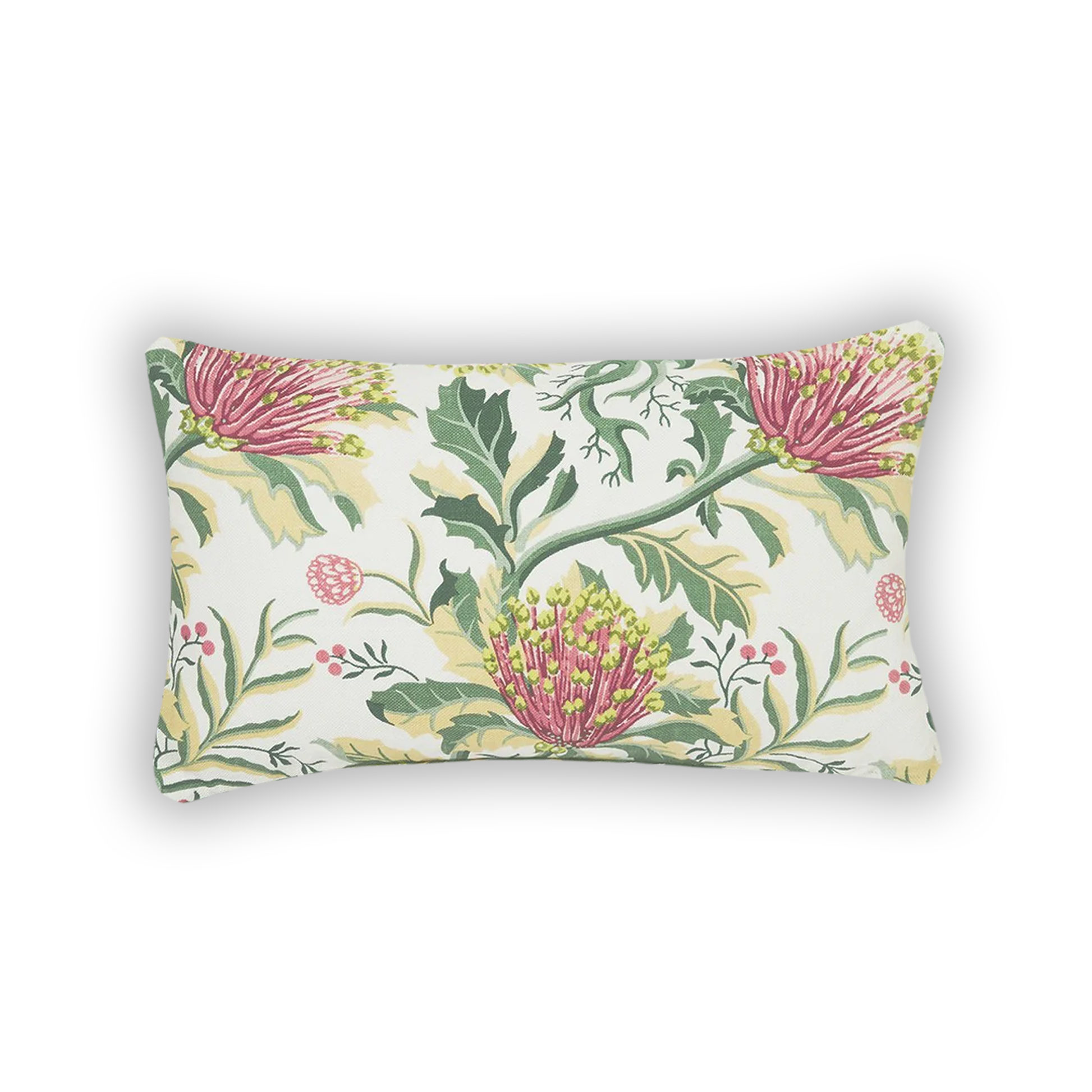 Matchstick Banksia Pink Bolster Cushion Cover
