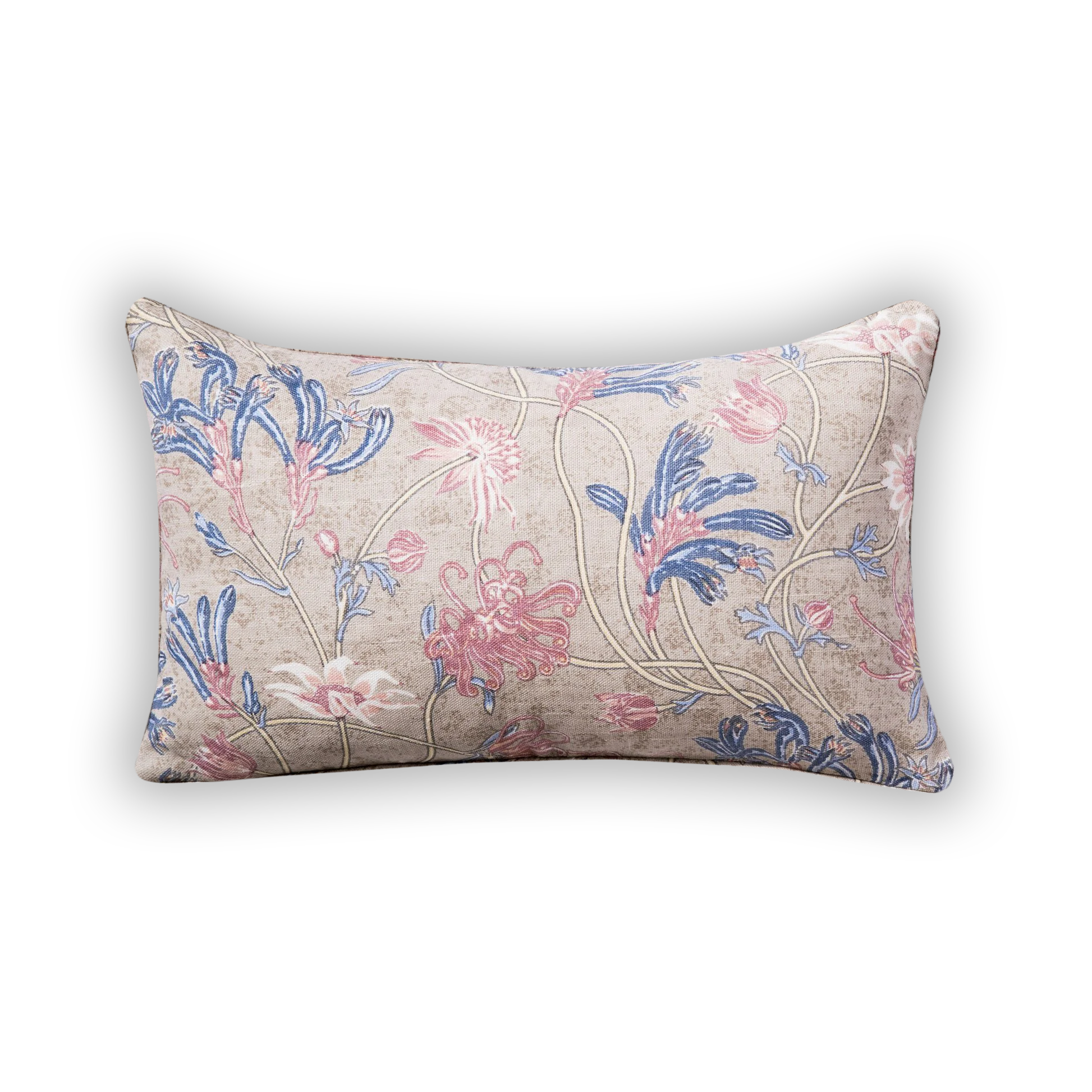 Native Meadow Stone Bolster Cushion Cover