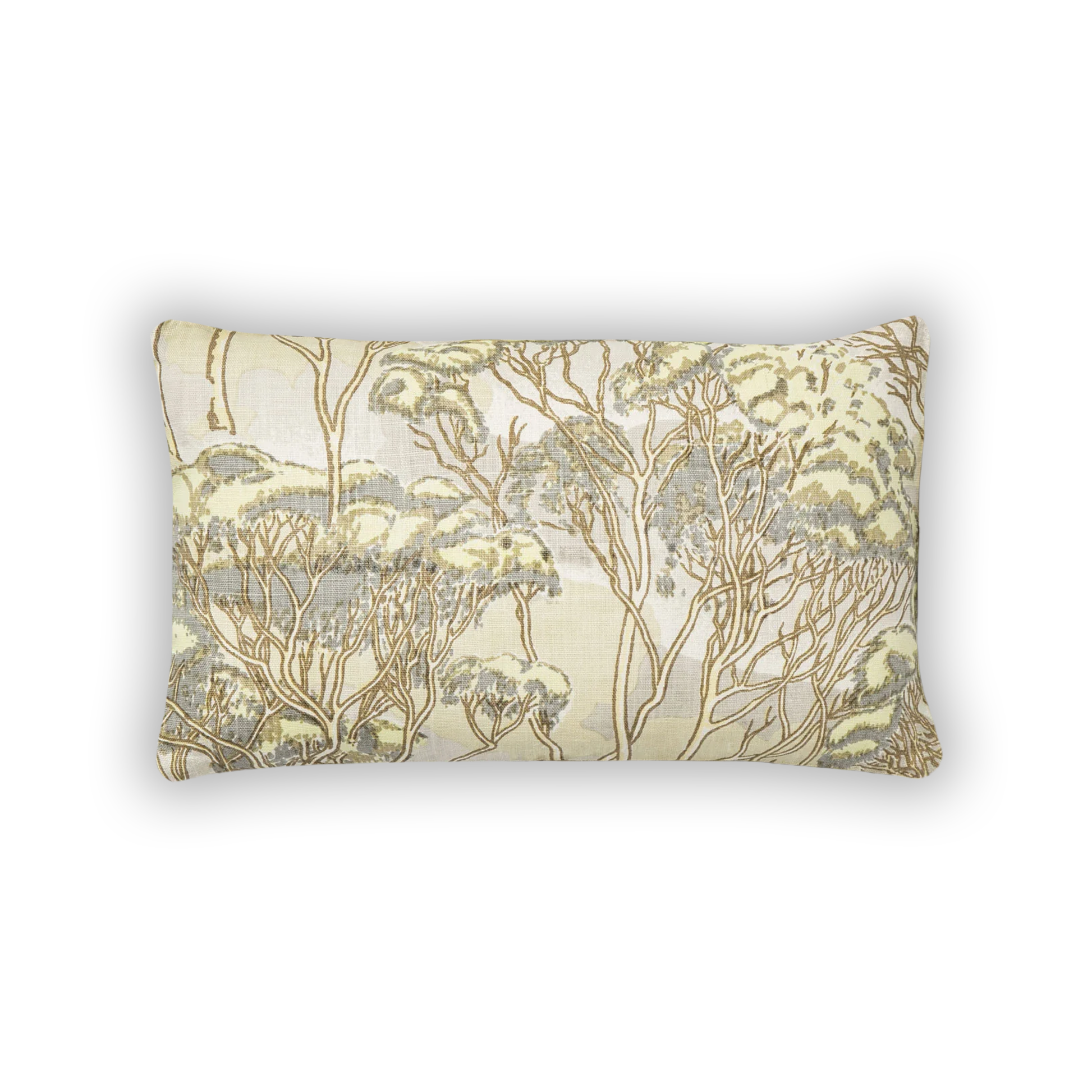 Trees Natural Bolster Cushion Cover (UP)