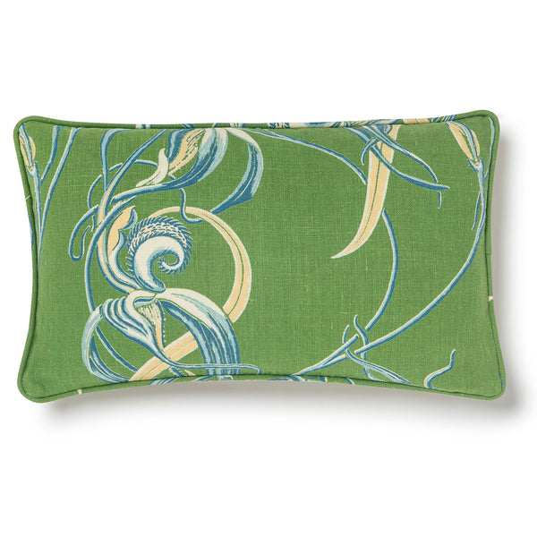 Native Orchid Green 12"x20" Cushion Cover