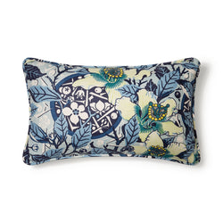 Native Hibiscus Ocean 12"x20" Cushion Cover