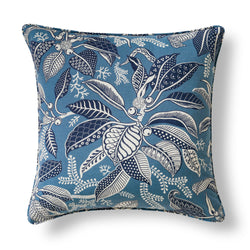 Archive Edition - Fig Blue 20"x20" Cushion Cover - Heavyweight Linen