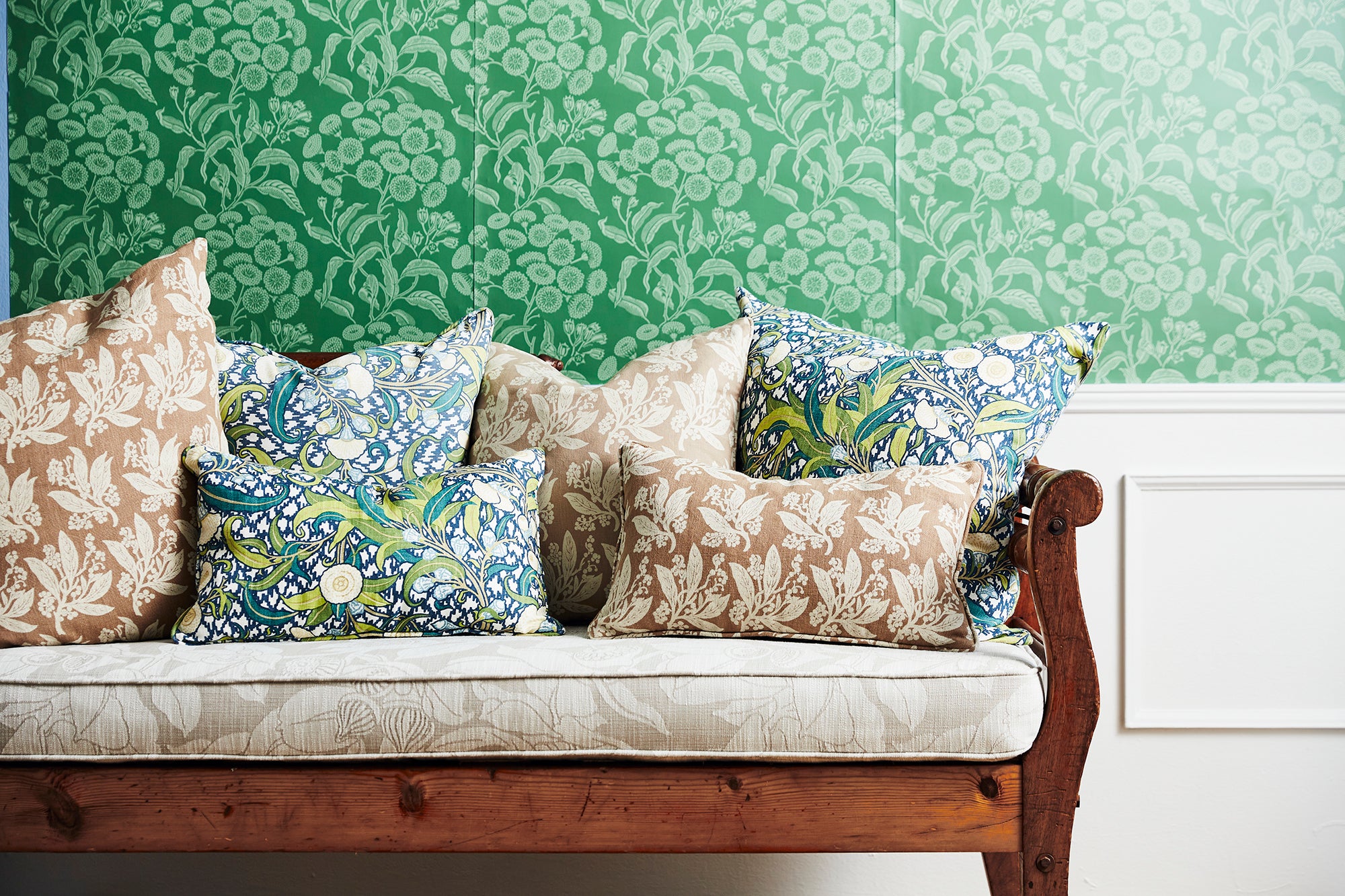 Golden Wattle Oatmeal Bolster Cushion Cover