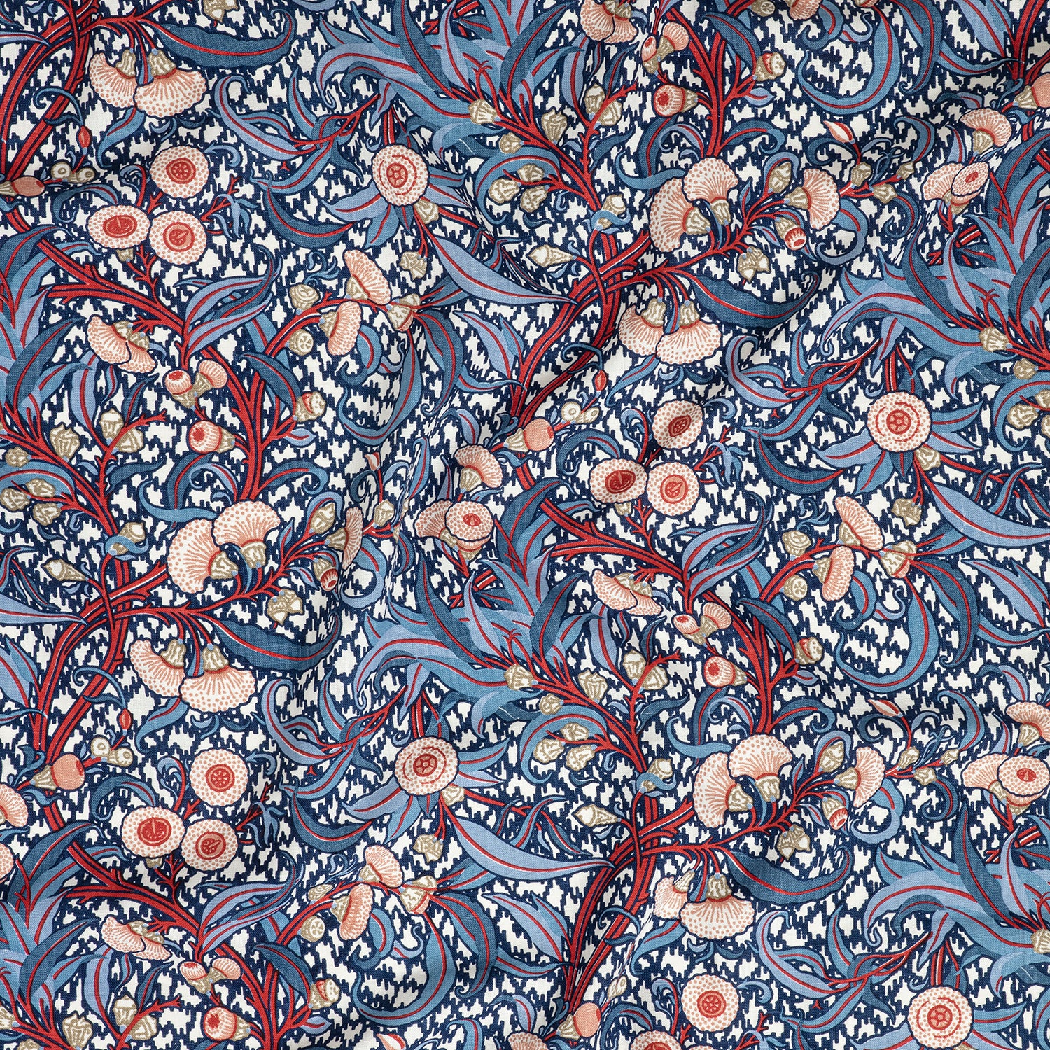 Gum Blue Furnishing Fabric