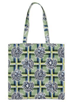 Madras Garden Tote Bag