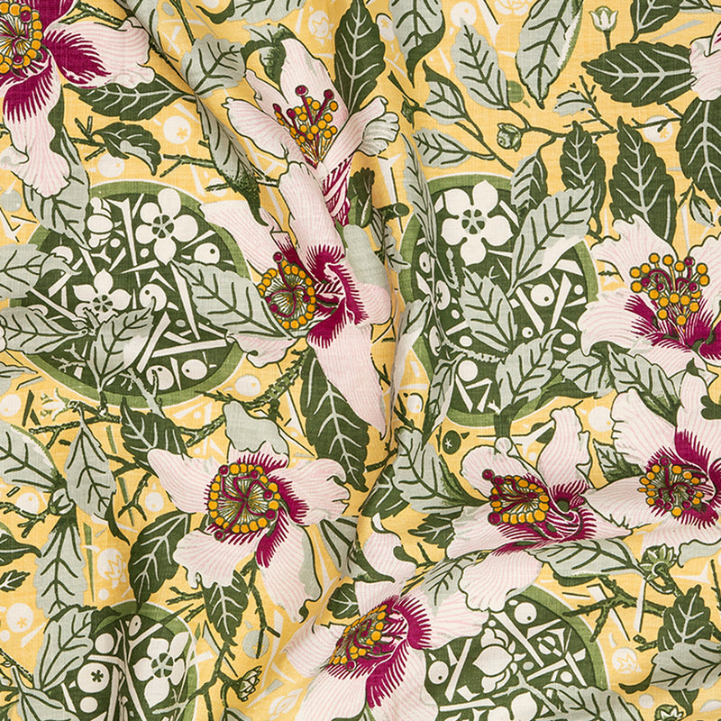 Native Hibiscus Garden Furnishing Linen